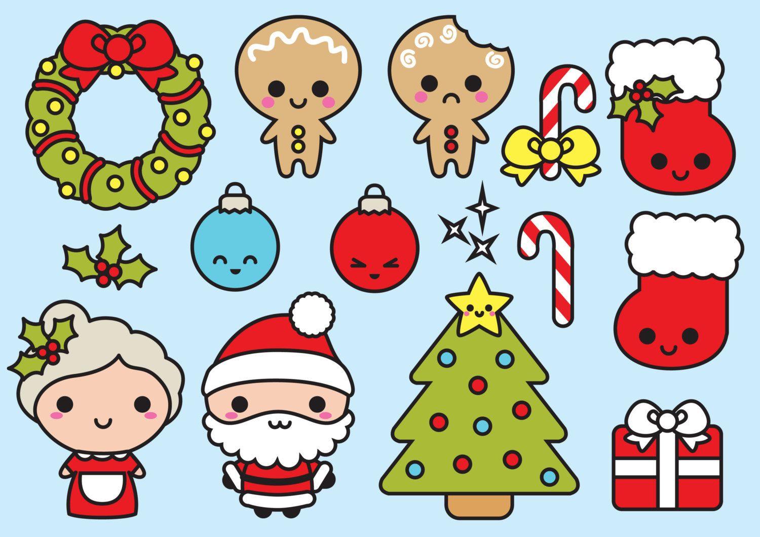 Kawaii Christmas Wallpapers  Top Free Kawaii Christmas Backgrounds   WallpaperAccess