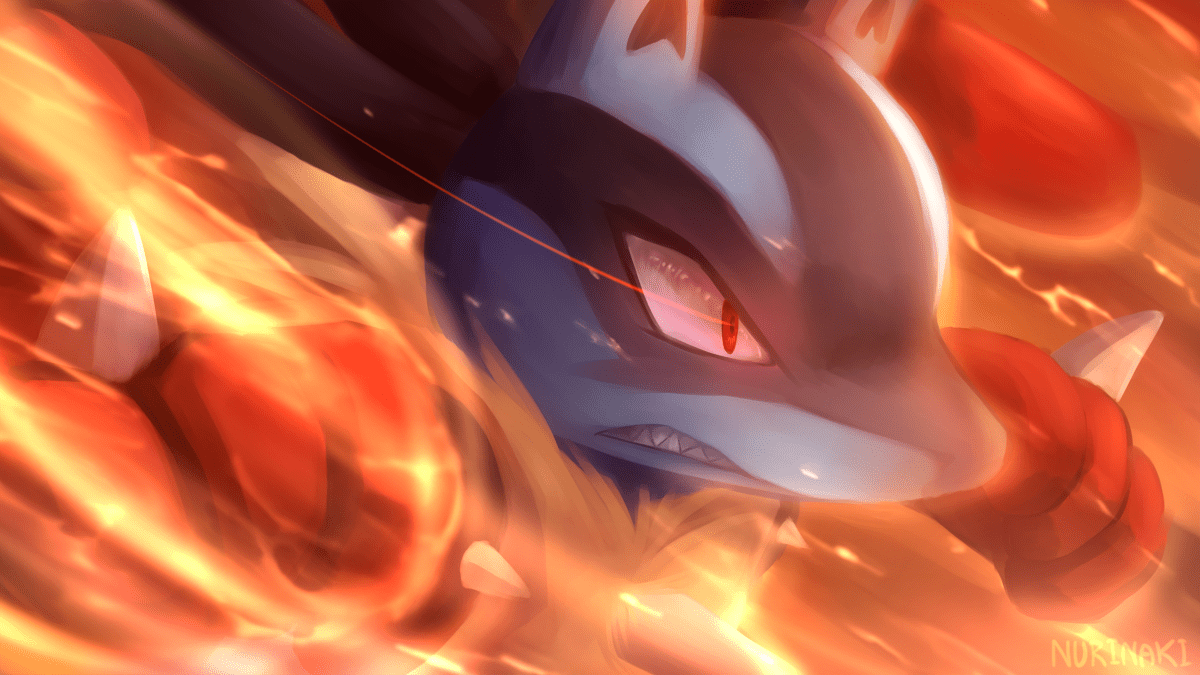 1200x675 Mega Lucario Power Up Punch .