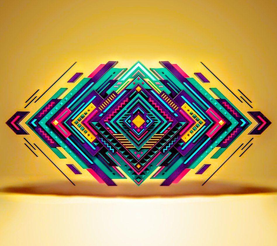 25+ Inspirasi Keren Geometric Abstract Art Background Hd