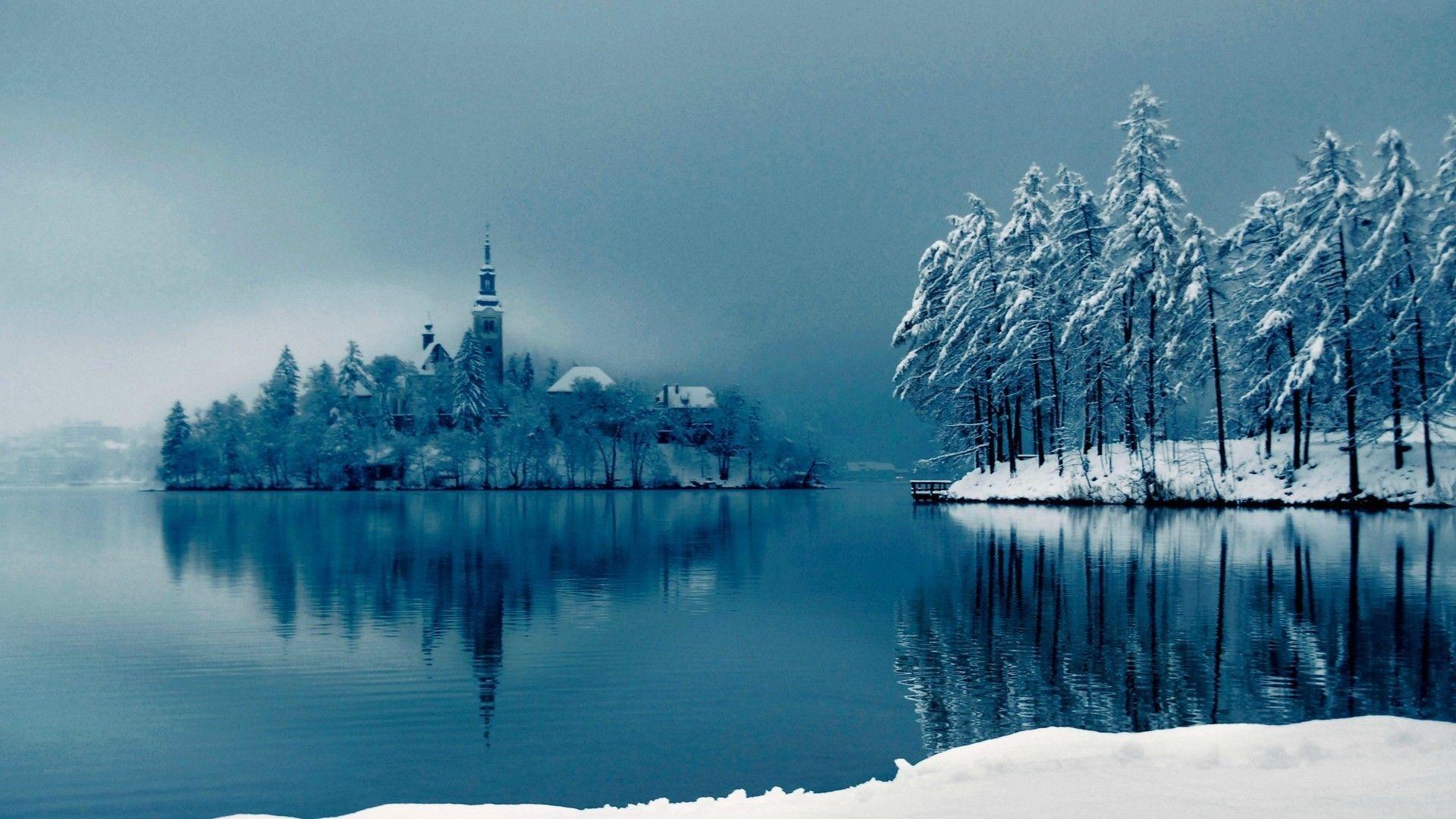 1920x1080 Dark Winter Wallpaper