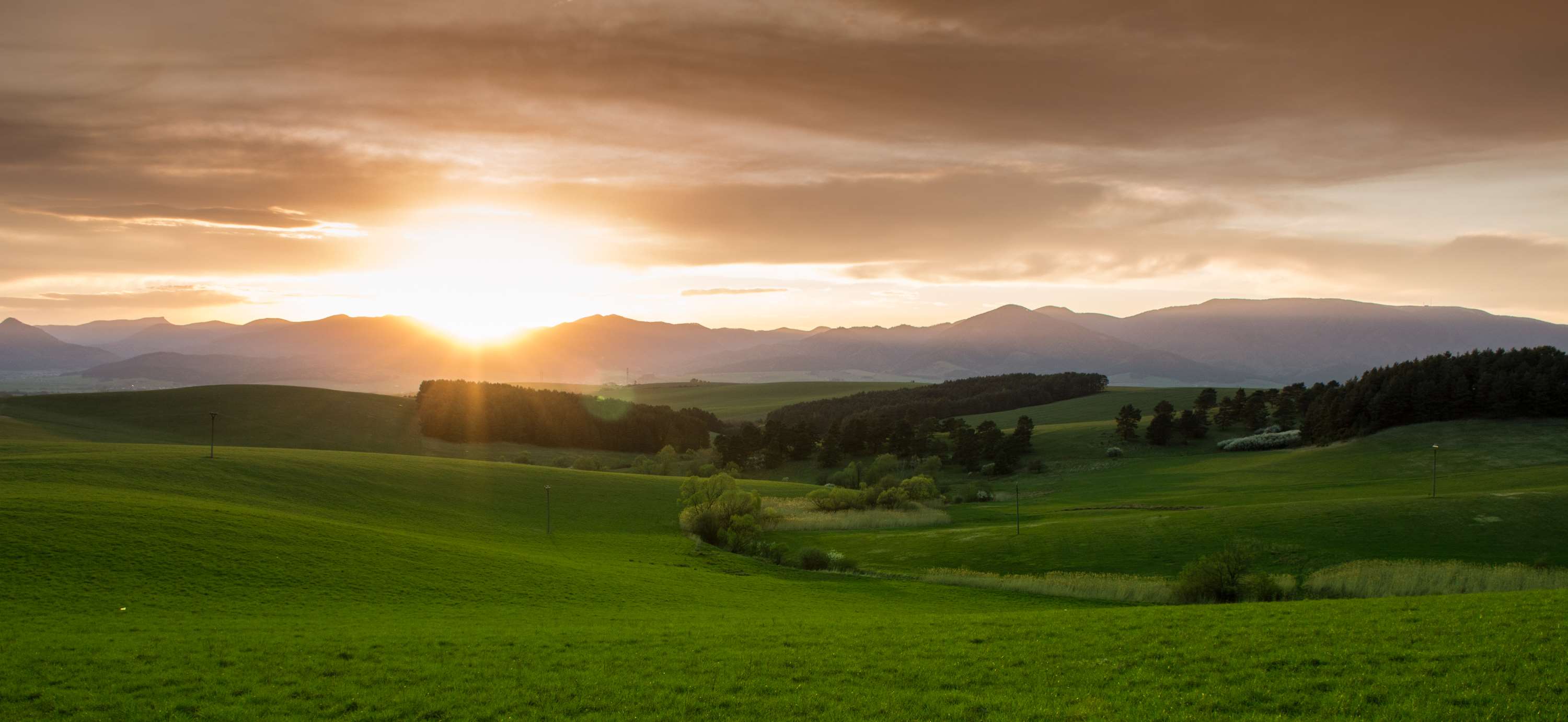 3000x1382 clouds, field, grass, landscape, meadow .