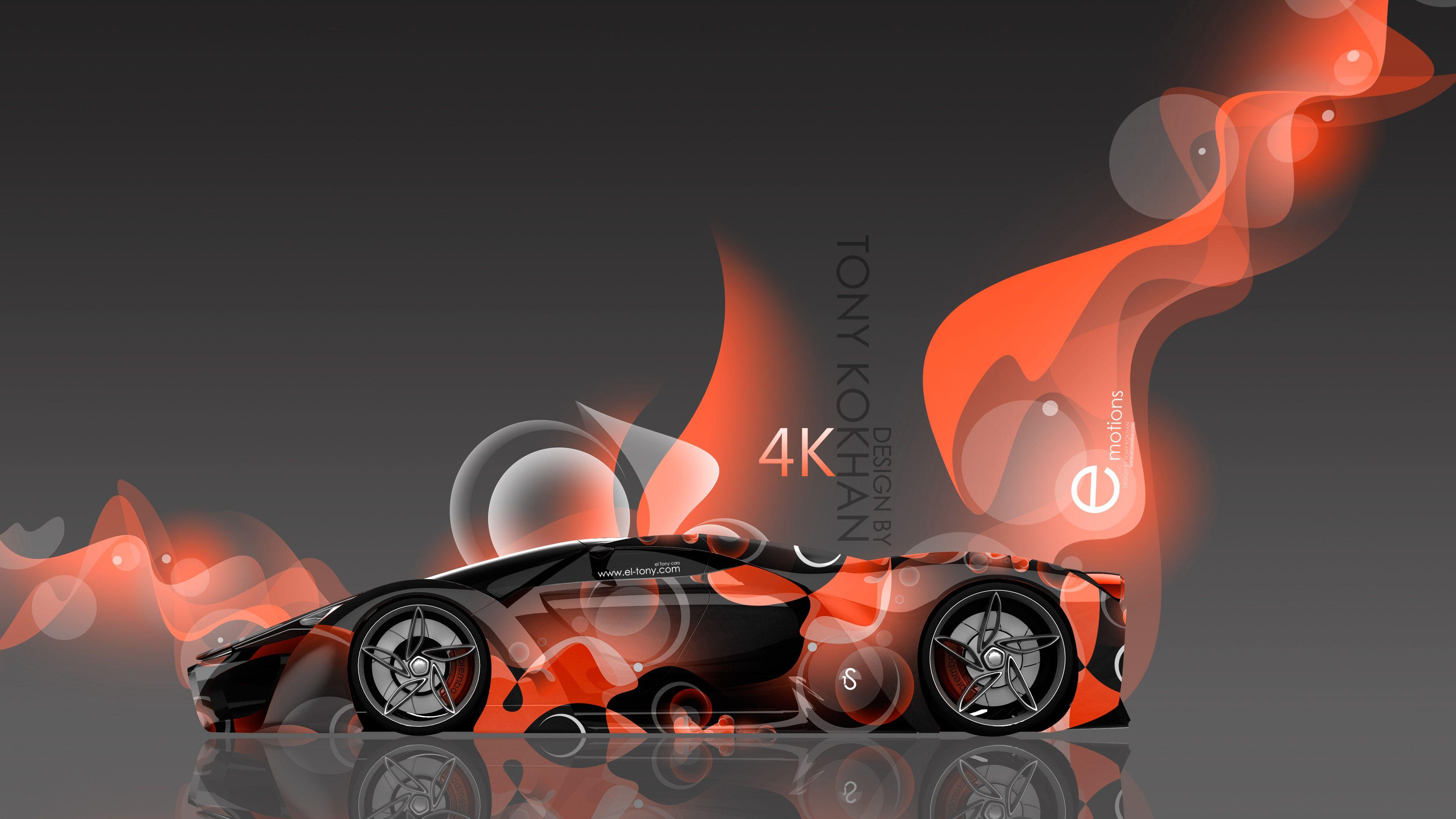 3840x2160 4K Ferrari F80 Side Super Abstract .el