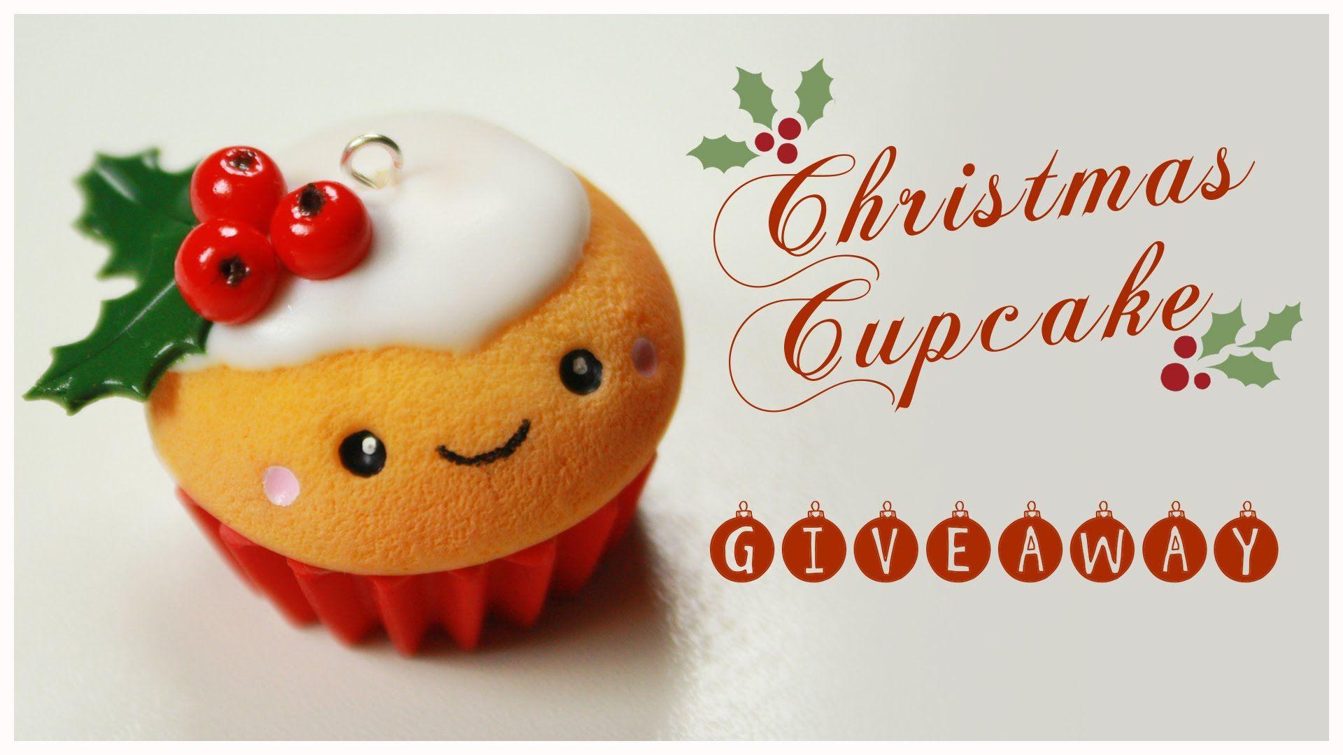 1920x1080 kawaii CHRISTMAS Cupcake TUTORIAL Holiday Giveaway CLOSED