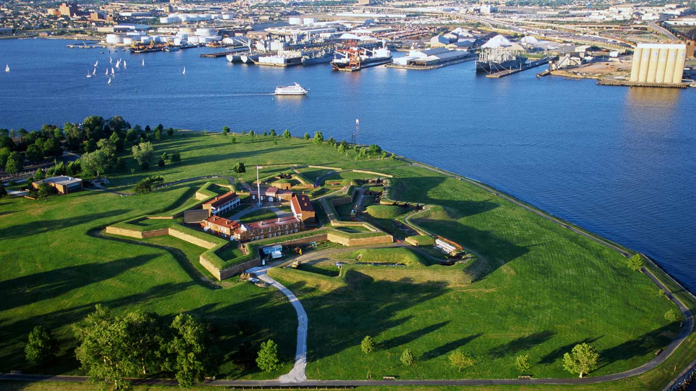 1366x768 Fort McHenry National Monument and Historic Shrine, Baltimore