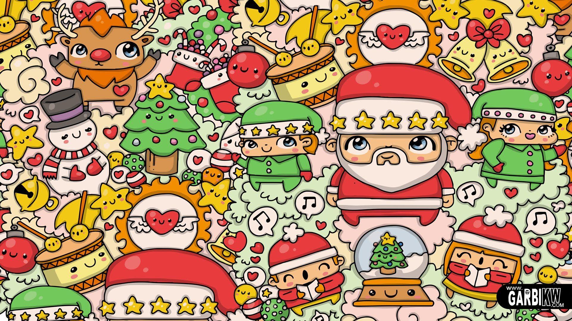 Kawaii Christmas Wallpapers - Top Free Kawaii Christmas Backgrounds - WallpaperAccess