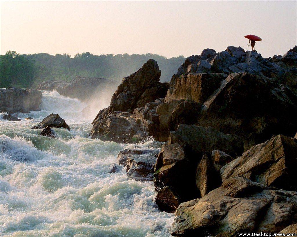 1024x819 Desktop Wallpaper Natural Background Great Falls, Potomac