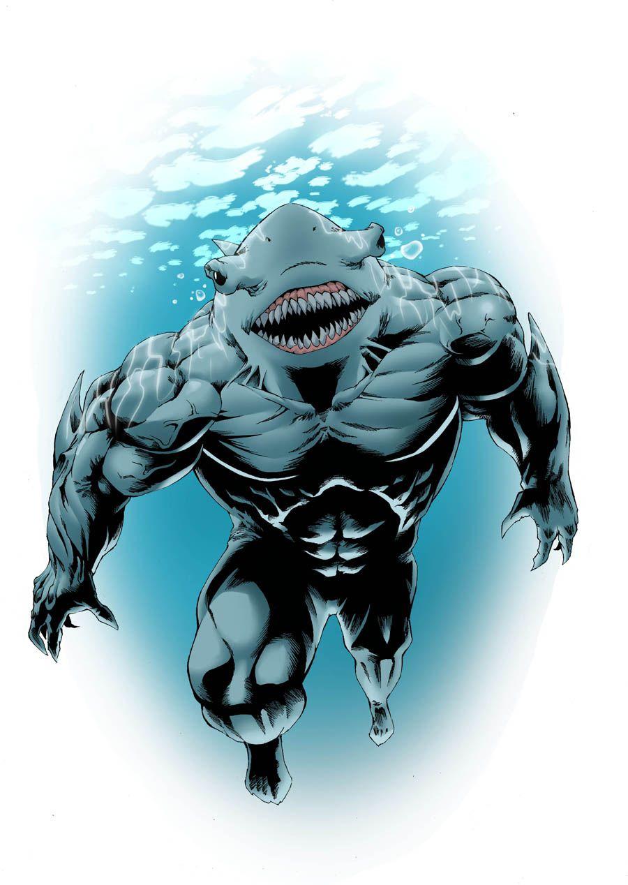 900x1268 King shark, Comic villains, Siren