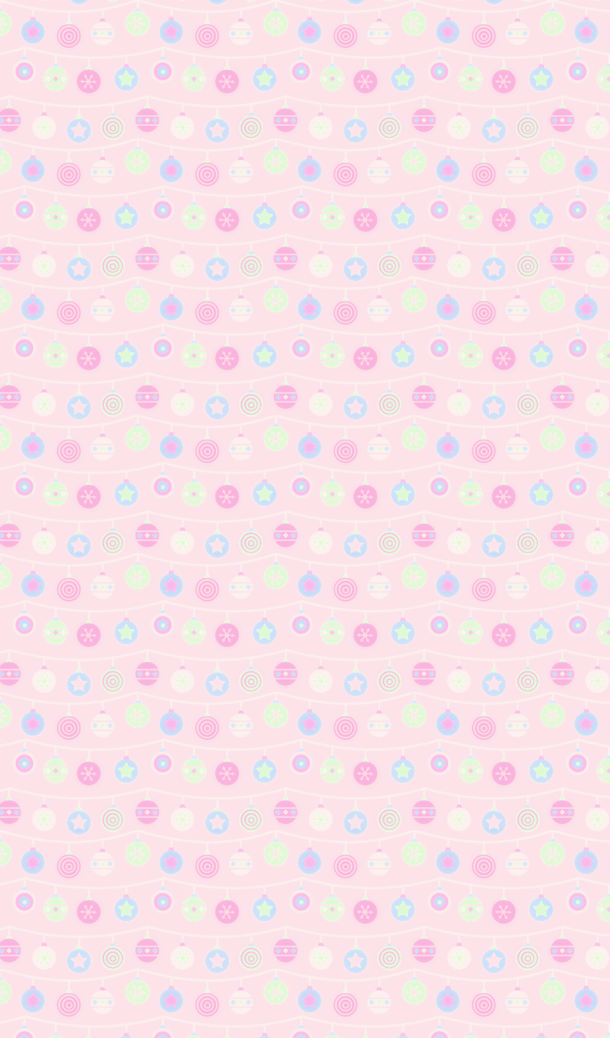 882x1500 Kawaii Christmas Decoration Background By Cherry Fizzle