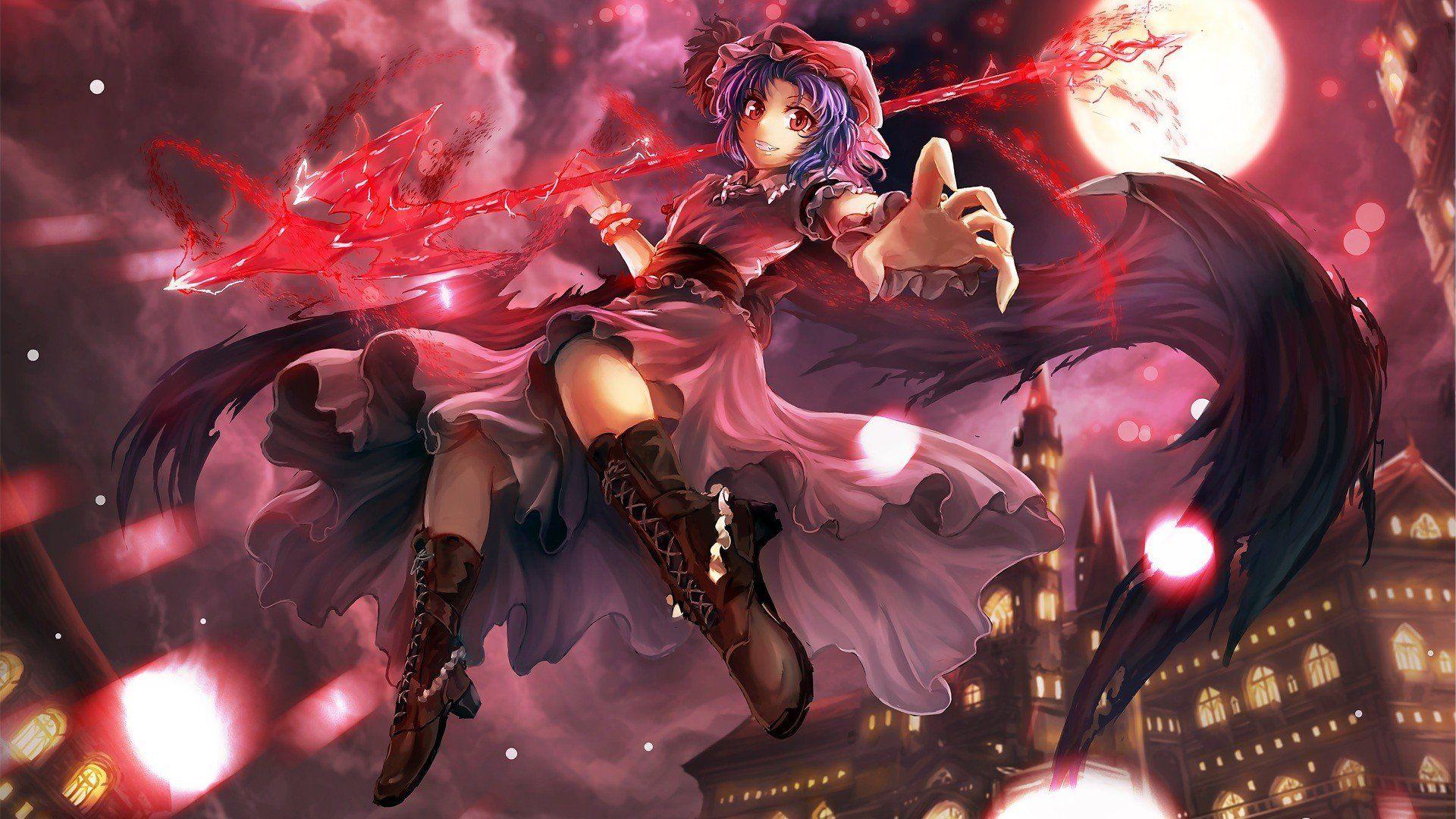1920x1080 anime, Touhou, Remilia Scarlet, Anime .