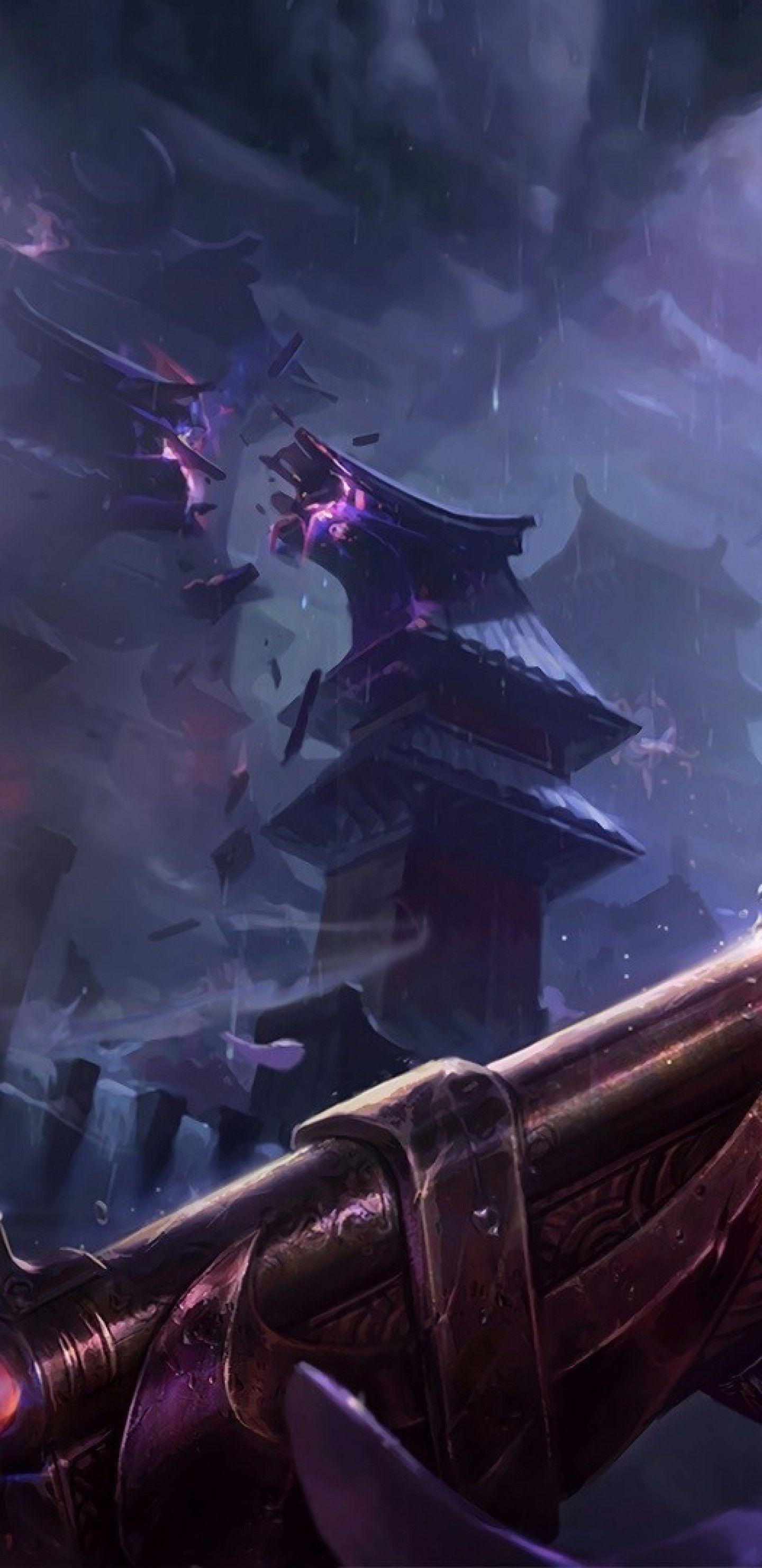 1440x2960 Jhin League Of Legends Android Wallpaper