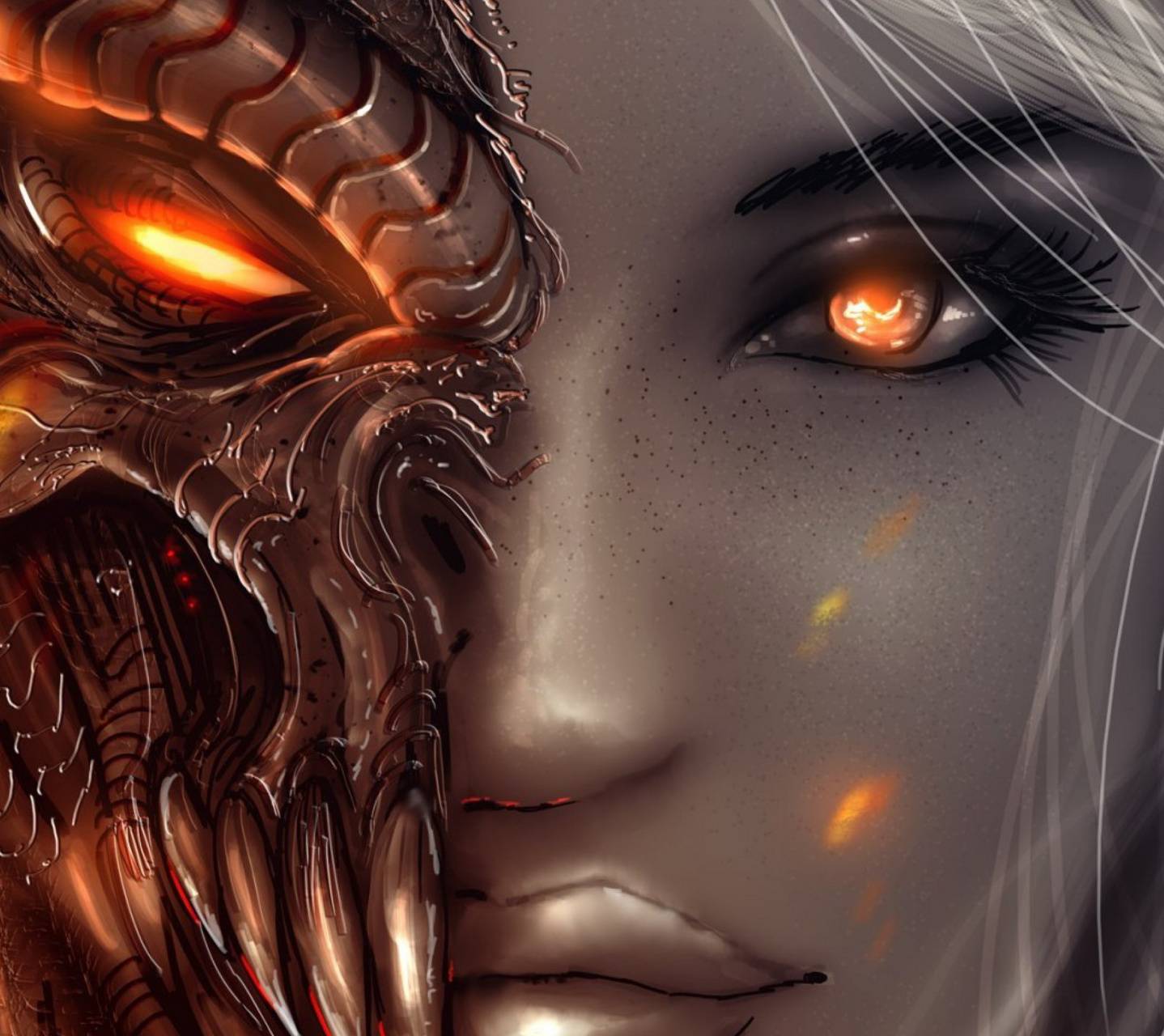 1438x1280 Angel Or Devil wallpaper by 1q_Ic3 .