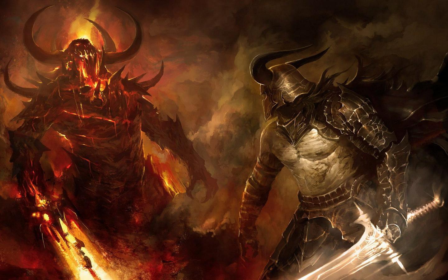 1440x900 Demon Angel Wallpaper Group Wallpaper