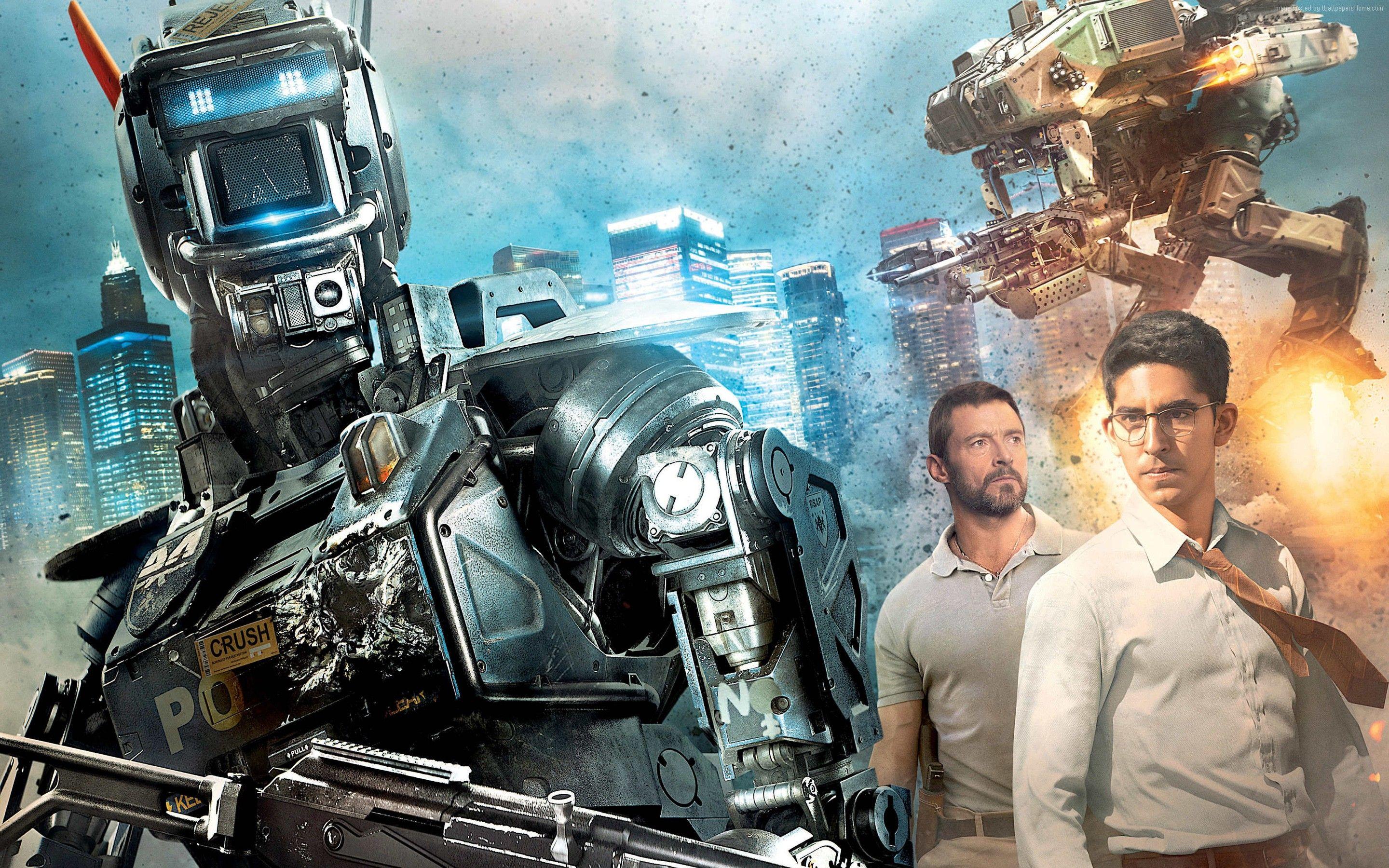 2880x1800 Chappie 2015 Hugh Jackman Robot Men .