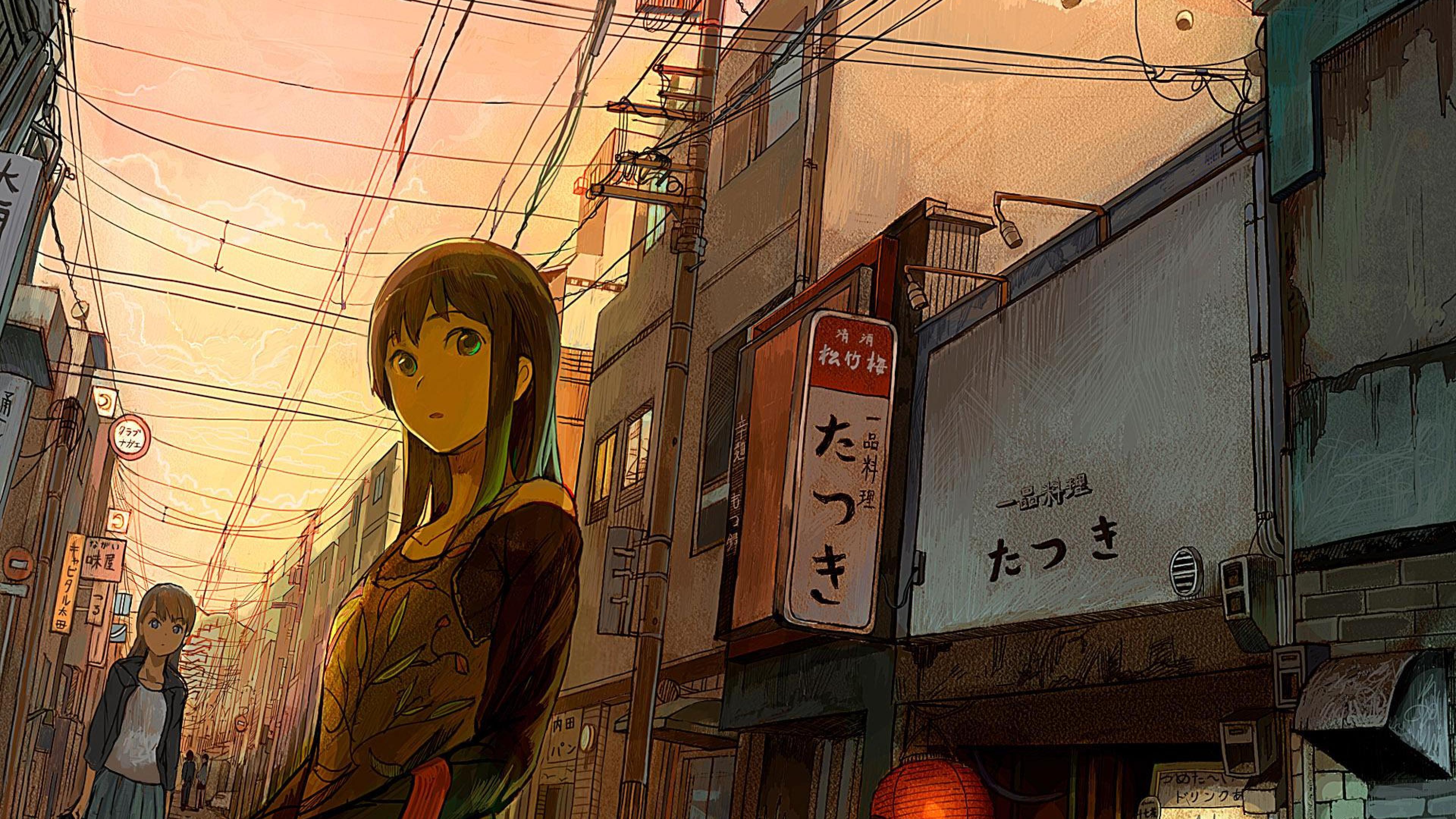 3840x2160 4k Anime Wallpaper City .itl.cat