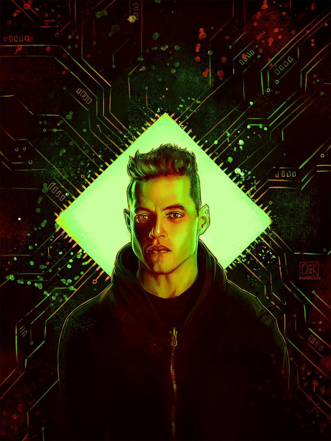 1400x900 Resolution Elliot Alderson Mr Robot Minimalism Artwork 1400x900  Resolution Wallpaper - Wallpapers Den