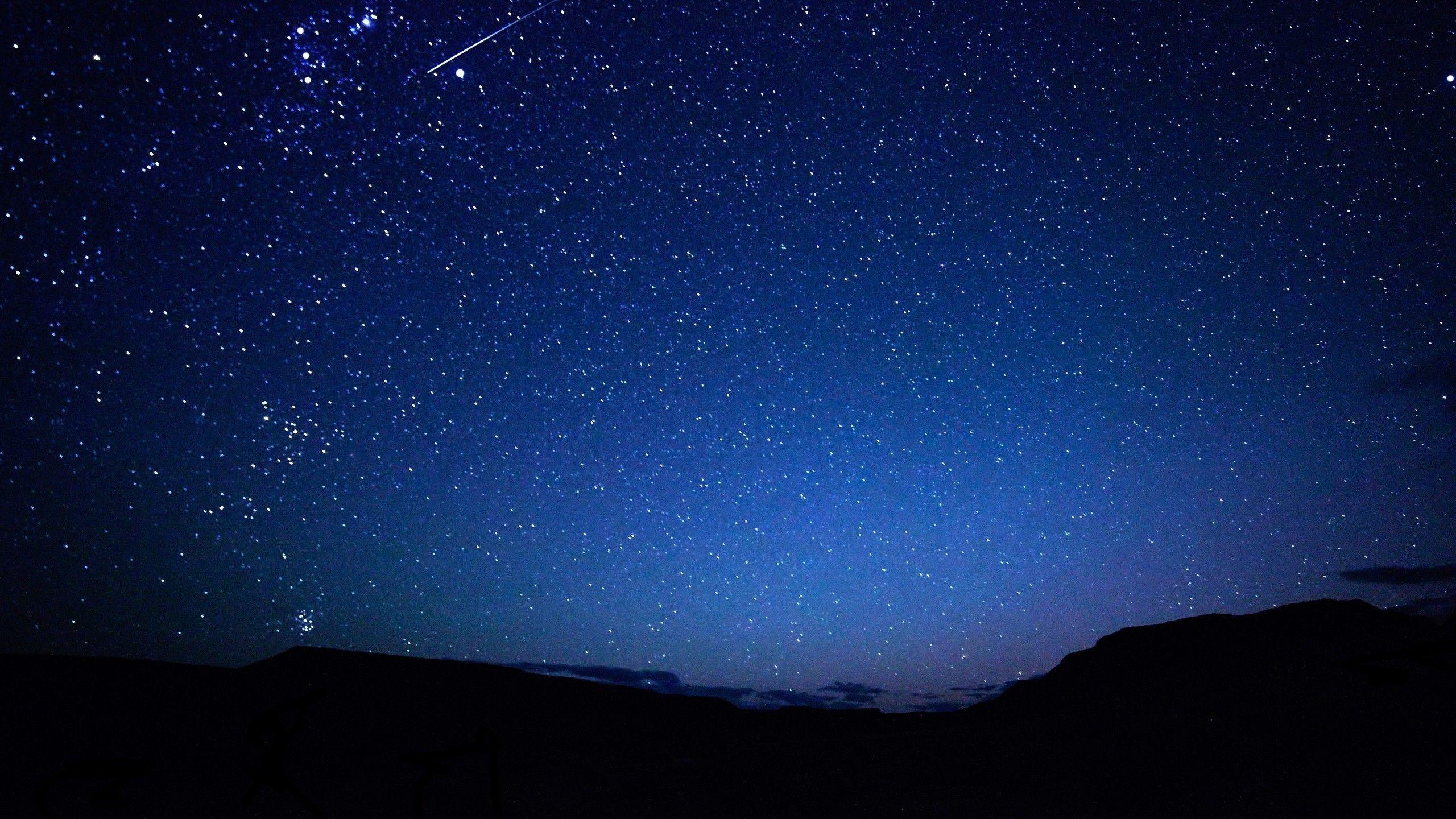 2560x1440 Blue Sky With Stars HD Space Wallpaper .hdwallpaper.in