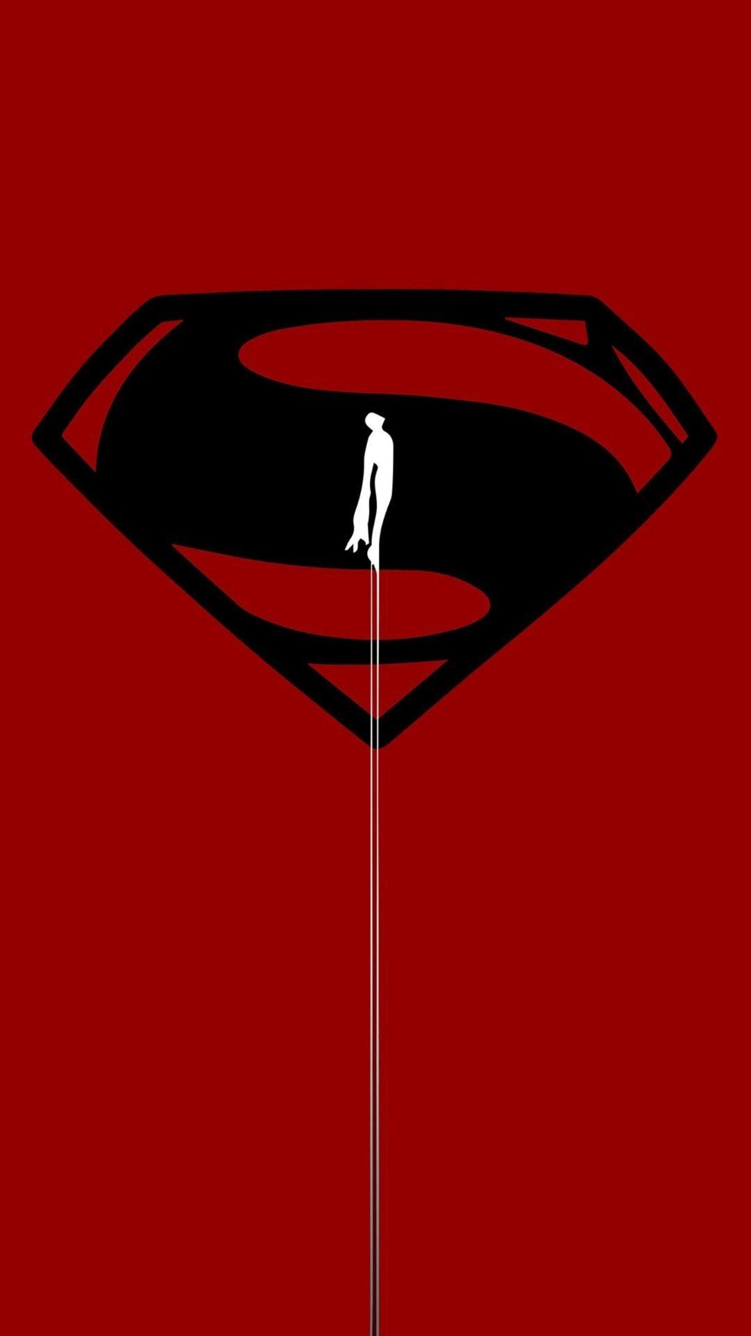 1080x1920 Superman Red iPhone Wallpaper .com