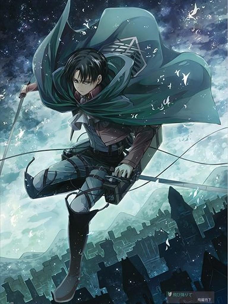 768x1024 Android Attack On Titan Wallpaper .