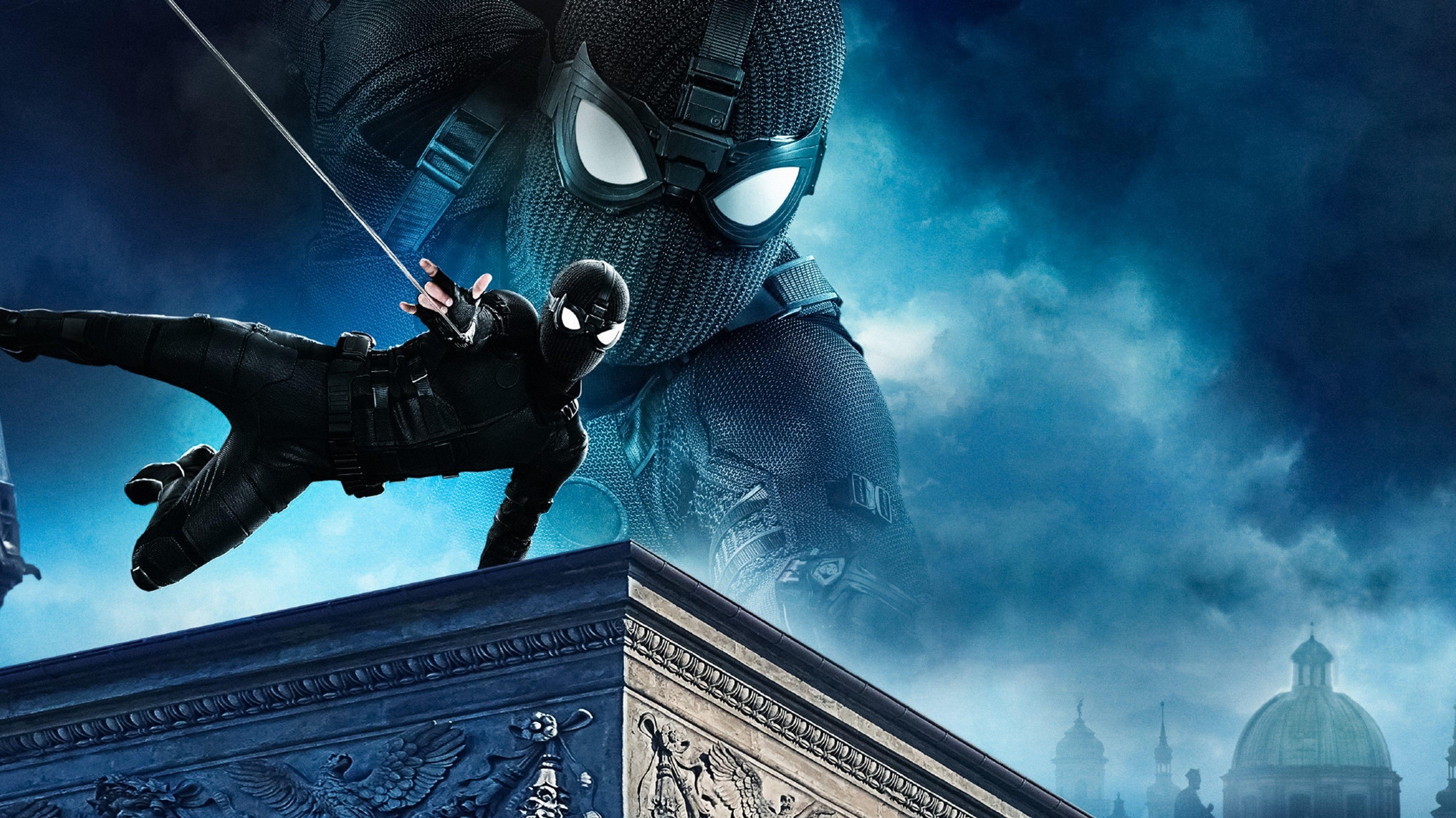 3840x2160 Spider Man: Far From Home Wallpaper 4K, Night Monkey