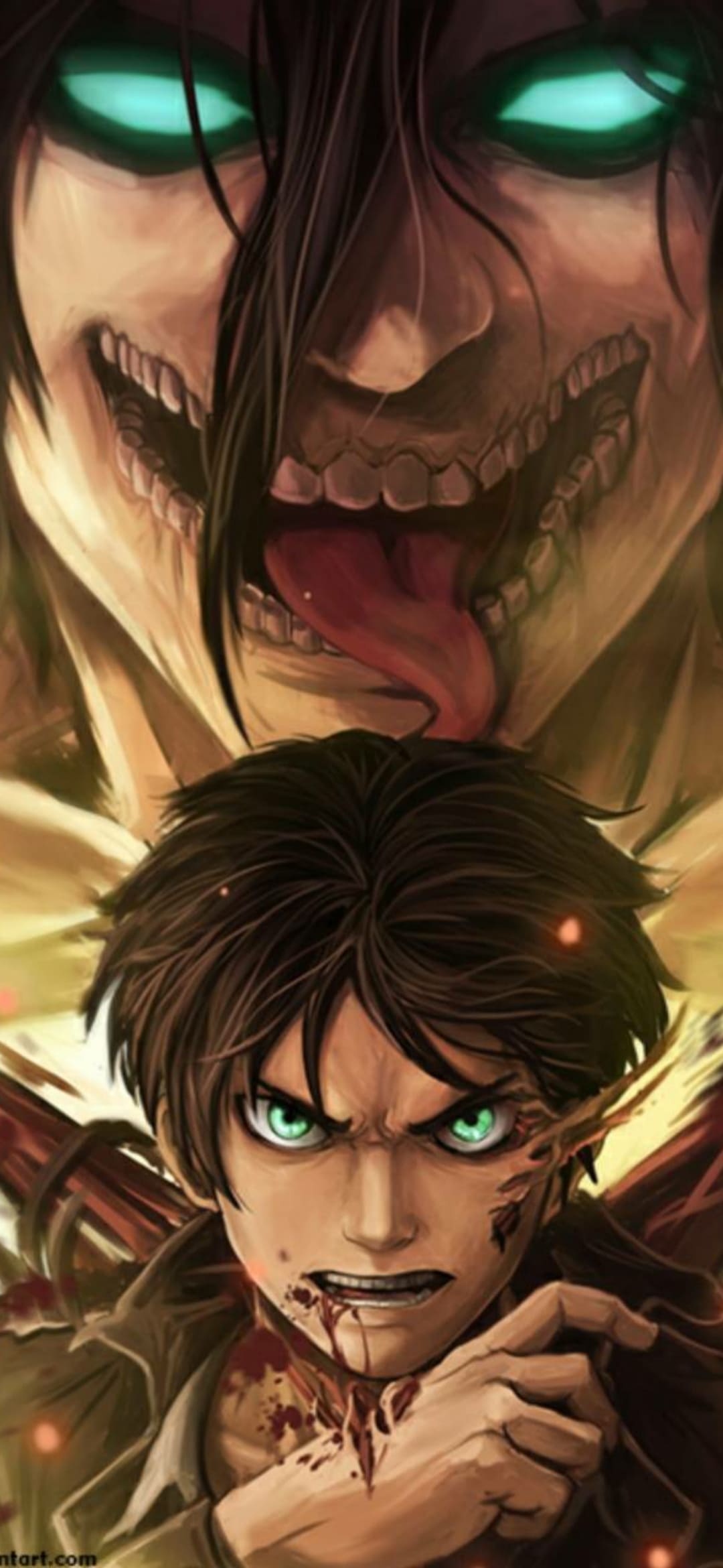 1080x2340 Attack On Titan Android Wallpaper .