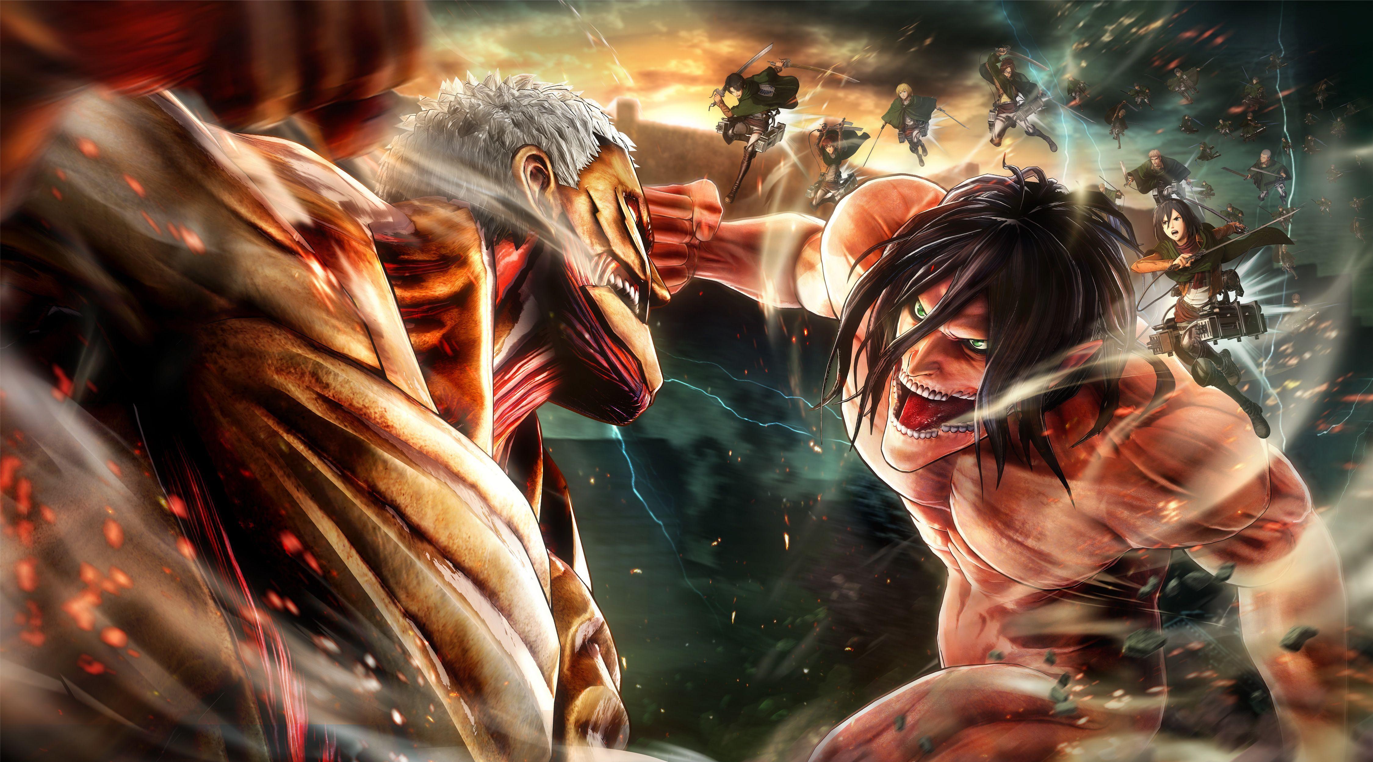 4500x2500 Attack On Titan Wallpaperwallpaper.dog