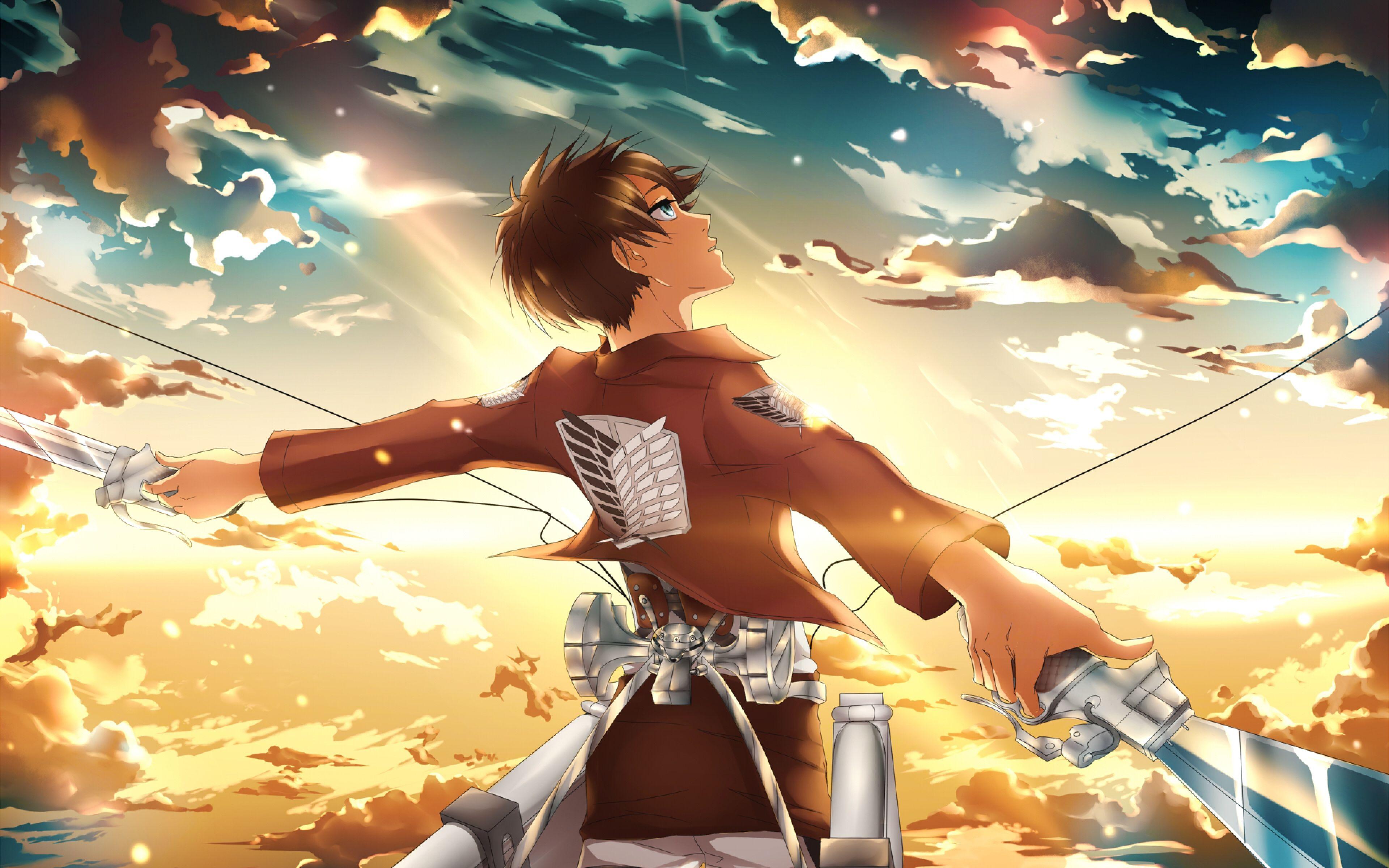 3840x2400 Wallpaper Anime Eren