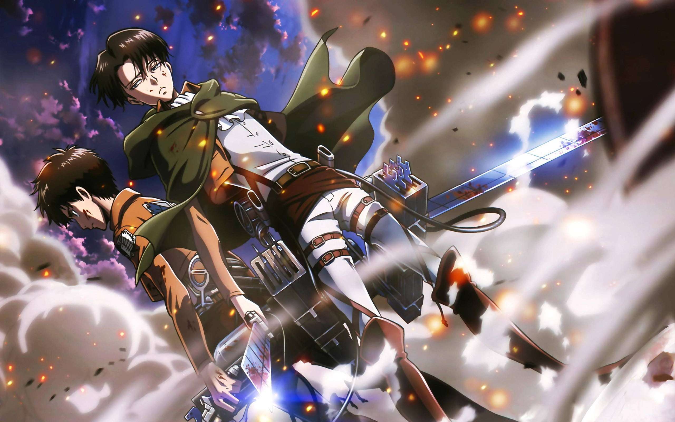 2560x1600 Anime Wallpaper Attack On