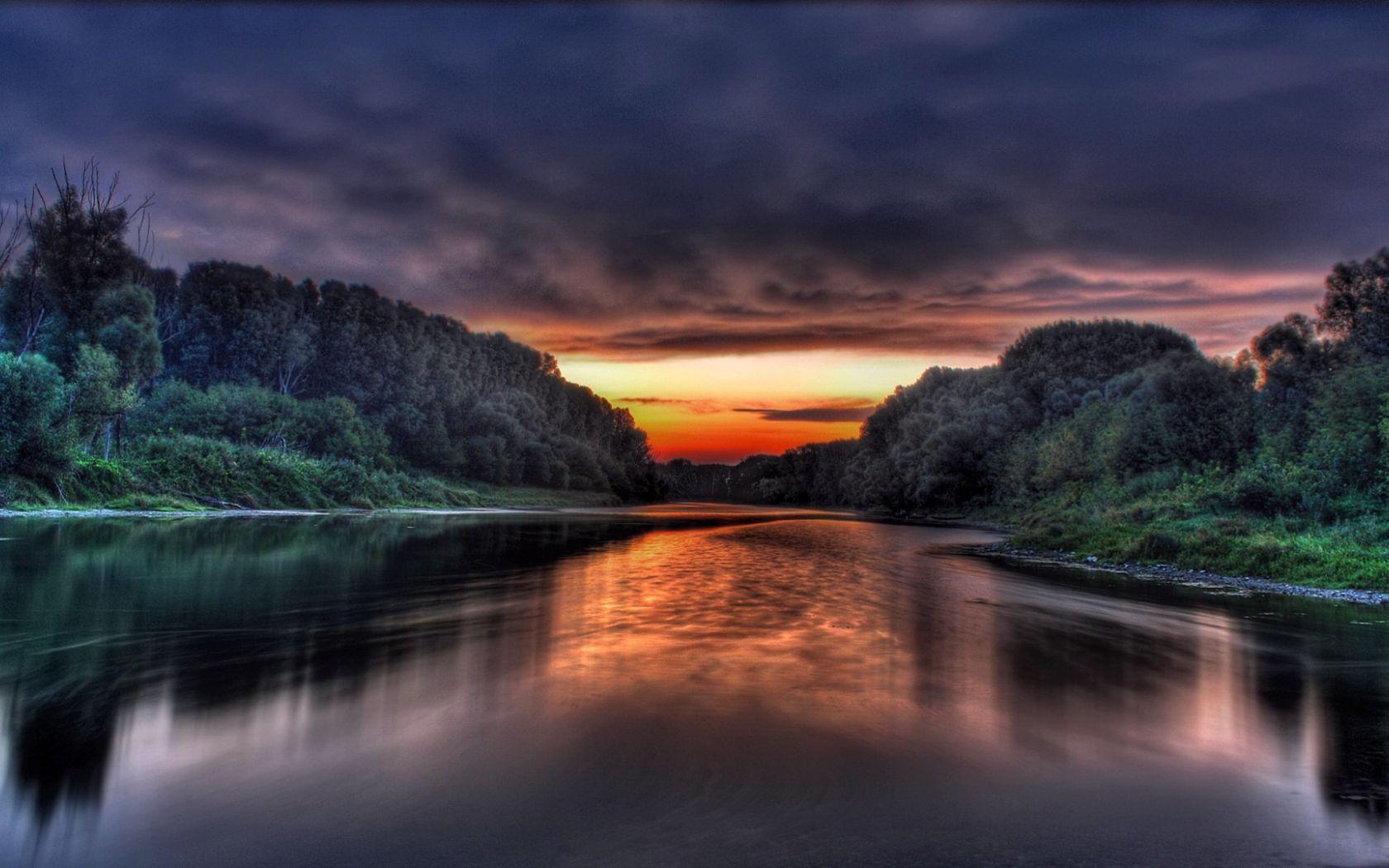 1680x1050 River Wallpaper Desktop .