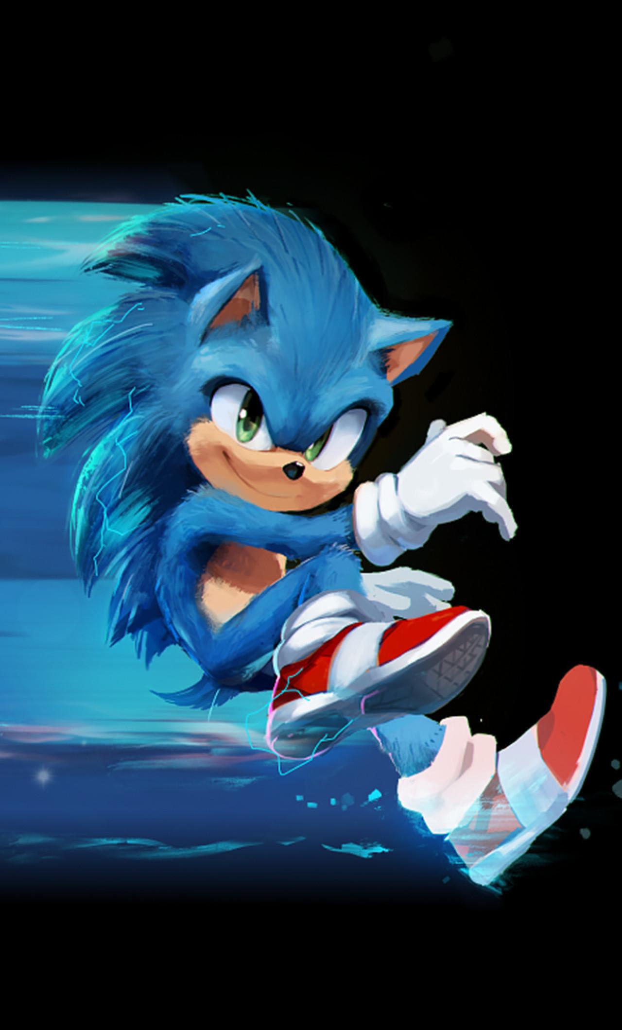1280x2120 Sonic the Hedgehog Artwork .