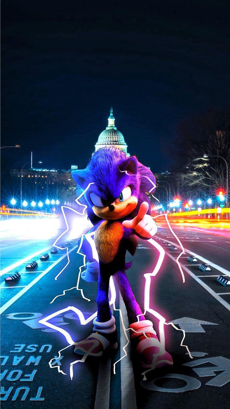 750x1334 sonic the hedgehog4k iPhone 8 .