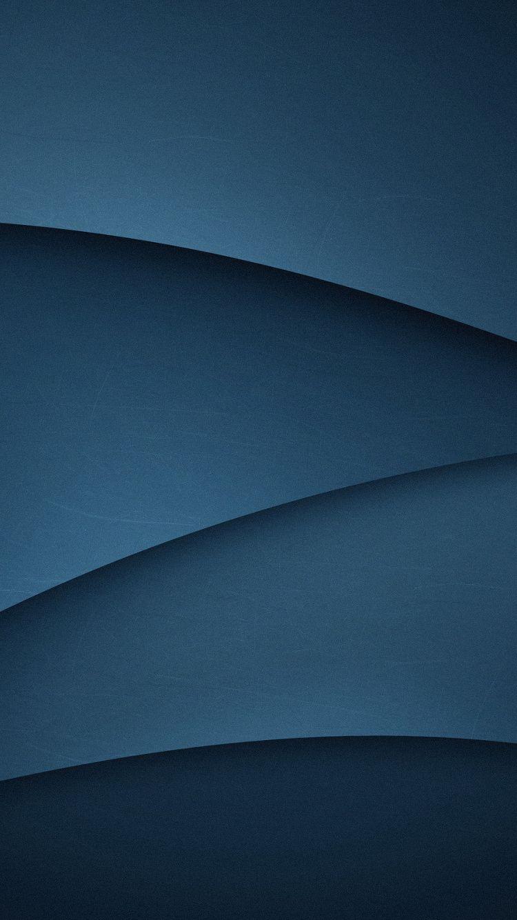 750x1334 Dark Blue, Gradient, Abstract, Wave Flow, Minimalist, Abstract Wallpaper Minimal