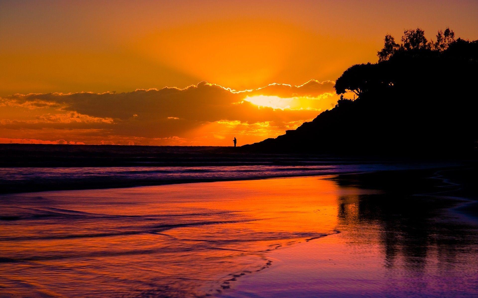 1920x1200 Romantic Beach Picture Wallpaper