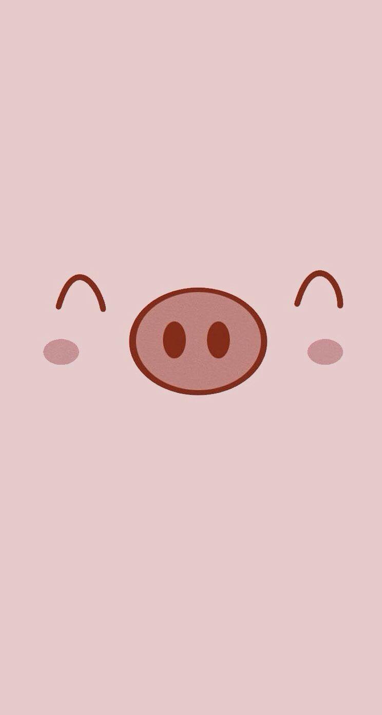 744x1392 Pig wallpaper, Pig cartoon, Cartoon .ph