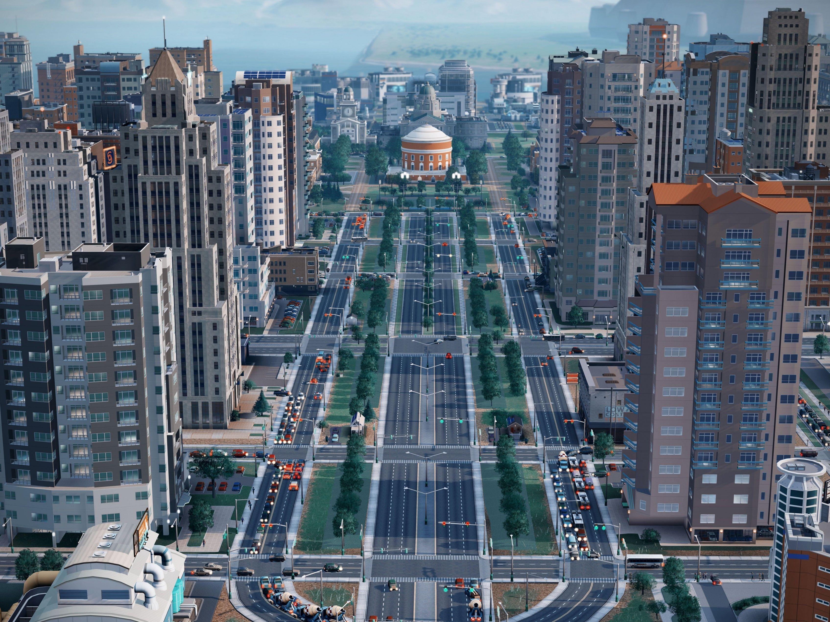 3390x2542 Download 3390x2542 Simcity, Buildings .