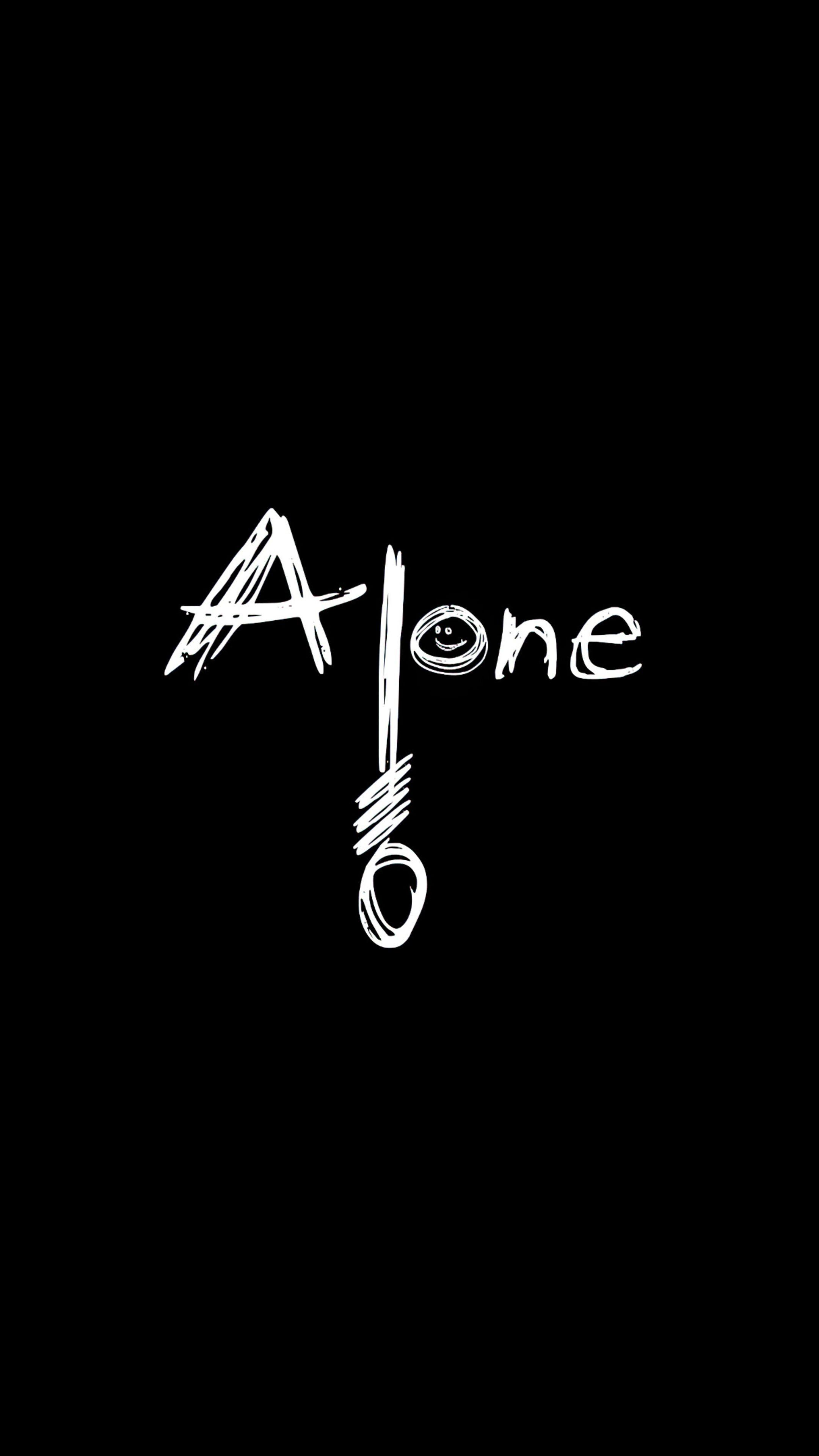 2160x3840 Alone Dark Typography 4k Sony .
