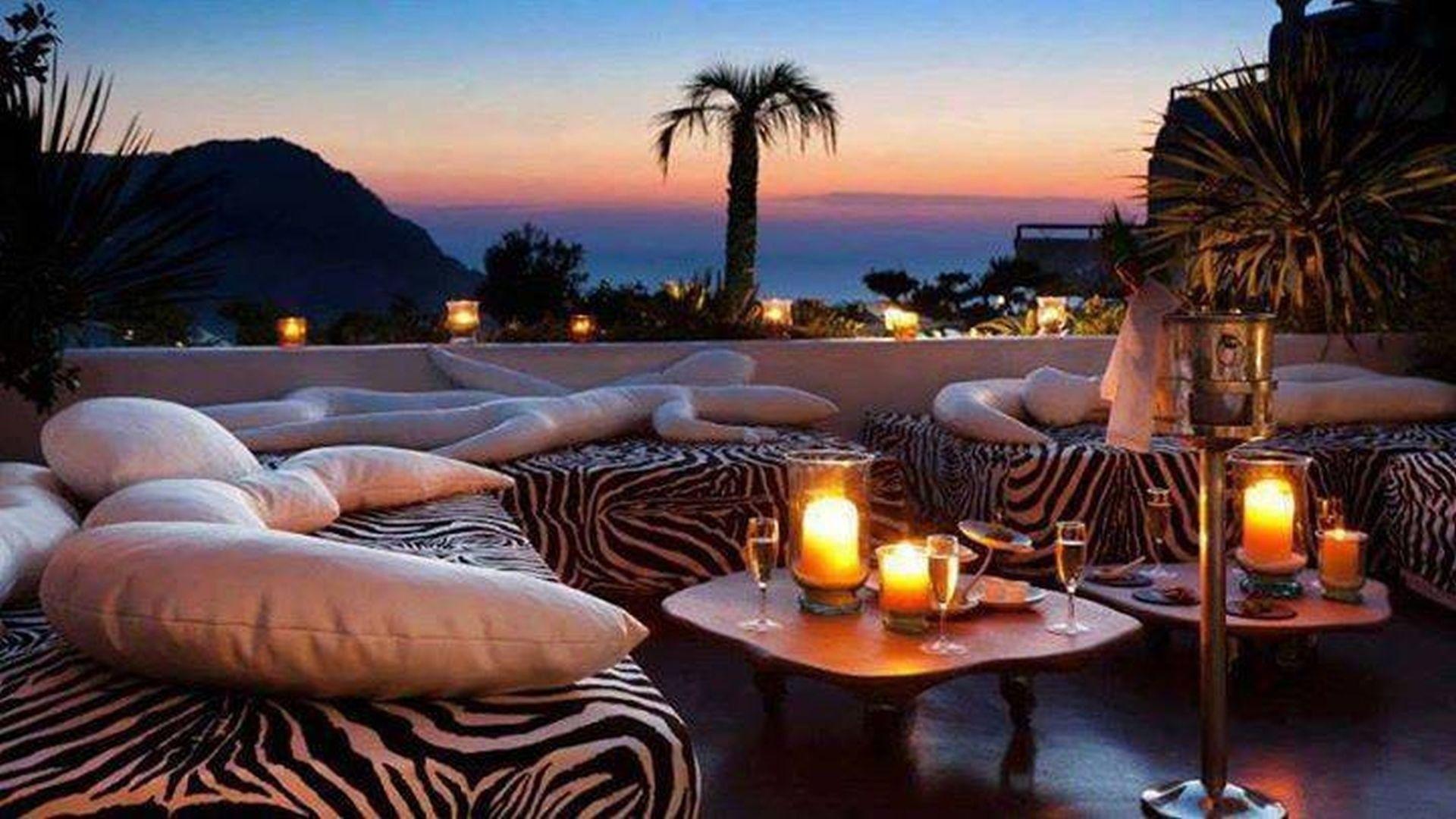 1920x1080 Beaches: Beautiful Romantic Evening View Beach Cool Wallpaper