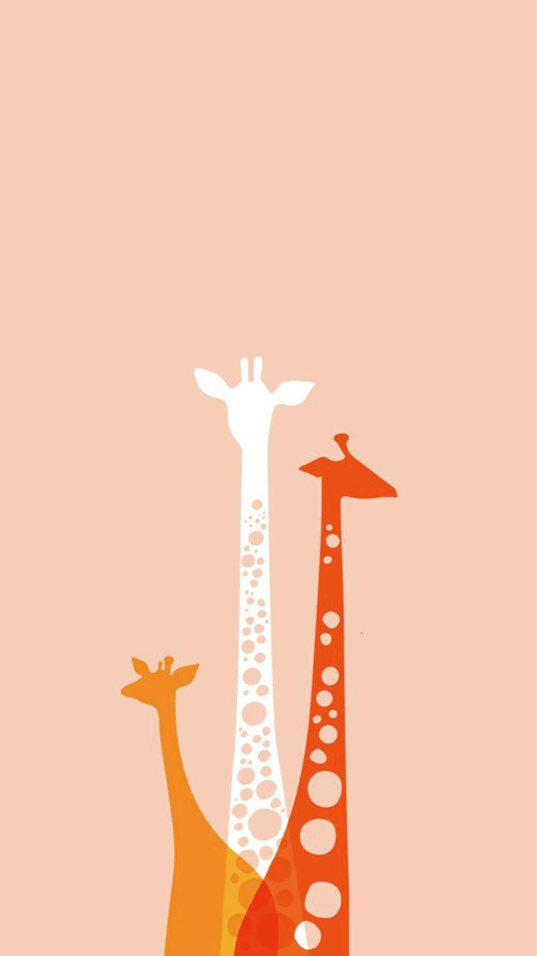 1080x1920 Cute animal giraffe wallpaper. Sunflower wallpaper, Animal wallpaper, Cartoon wallpaper