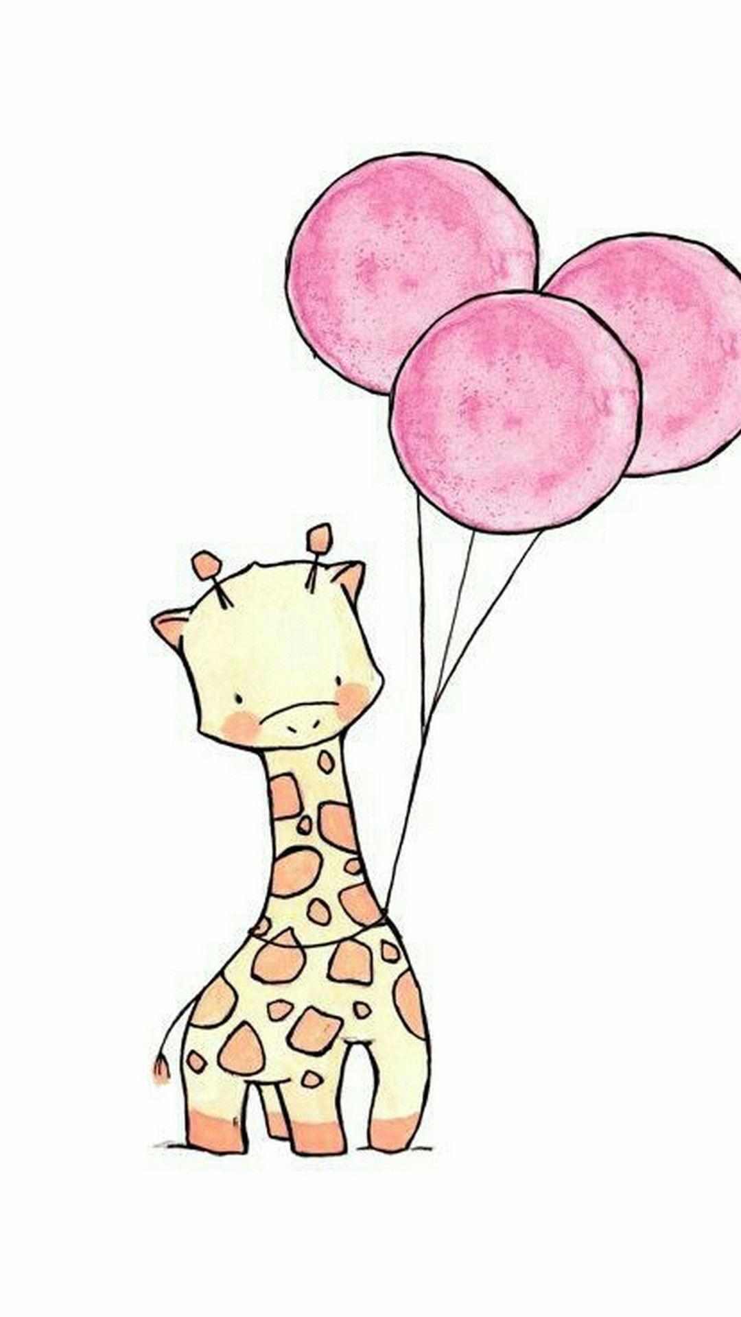 1080x1920 Cute Giraffe