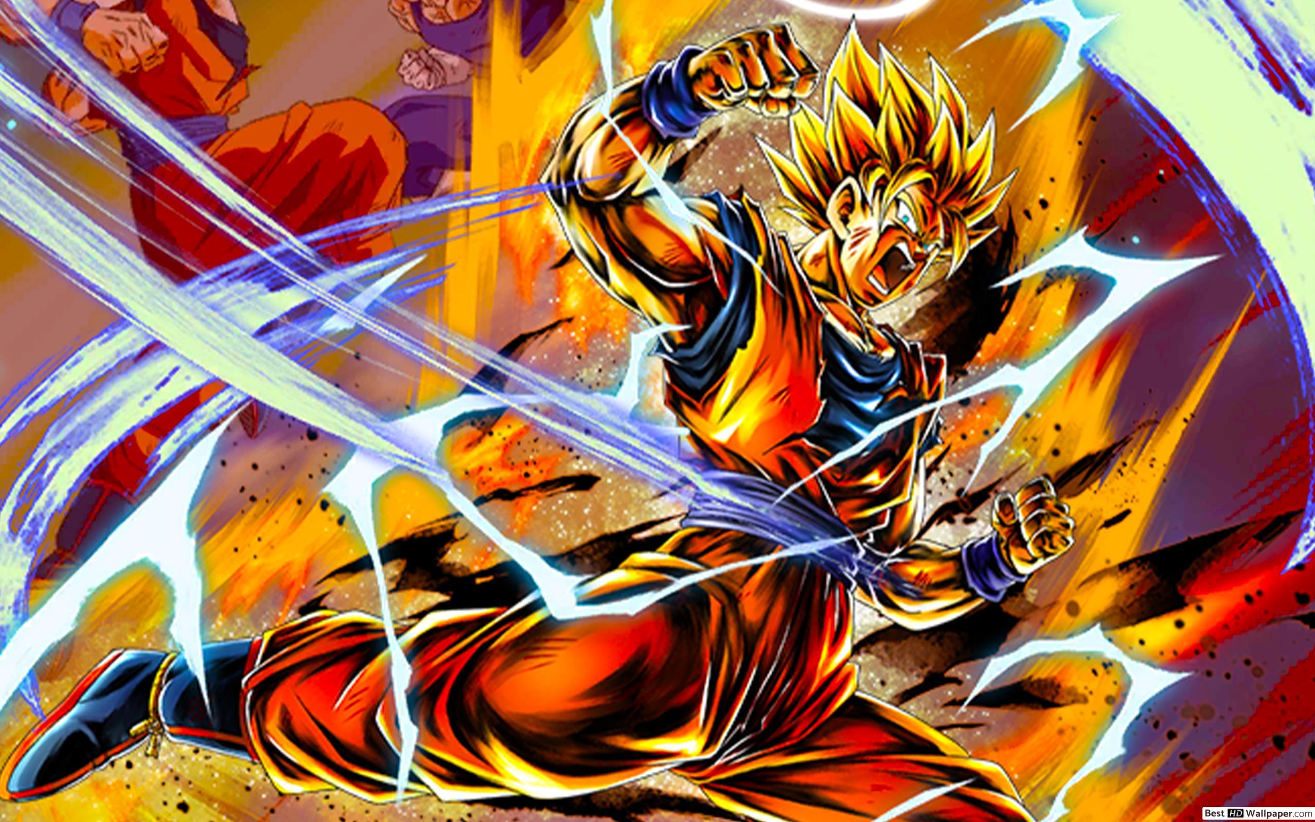 2560x1600 Super Saiyan 2 Goku vs. Majin Vegeta .