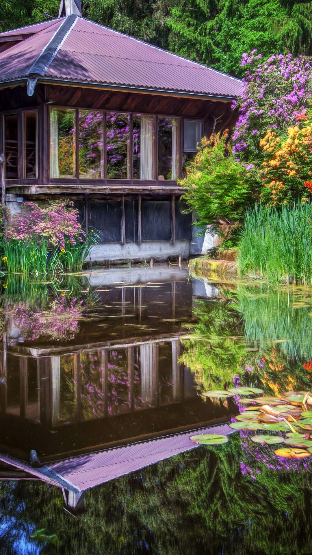 1080x1920 Man Made Japanese Garden (1080x1920) Wallpaper