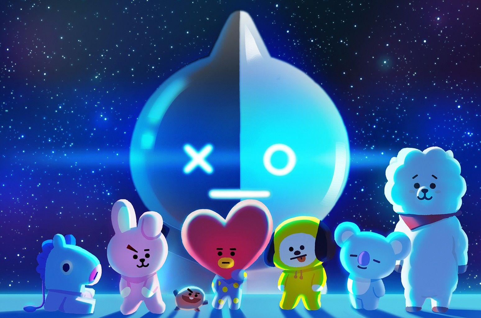 1548x1024 BTS' New BT21 Collab With Line Friends .