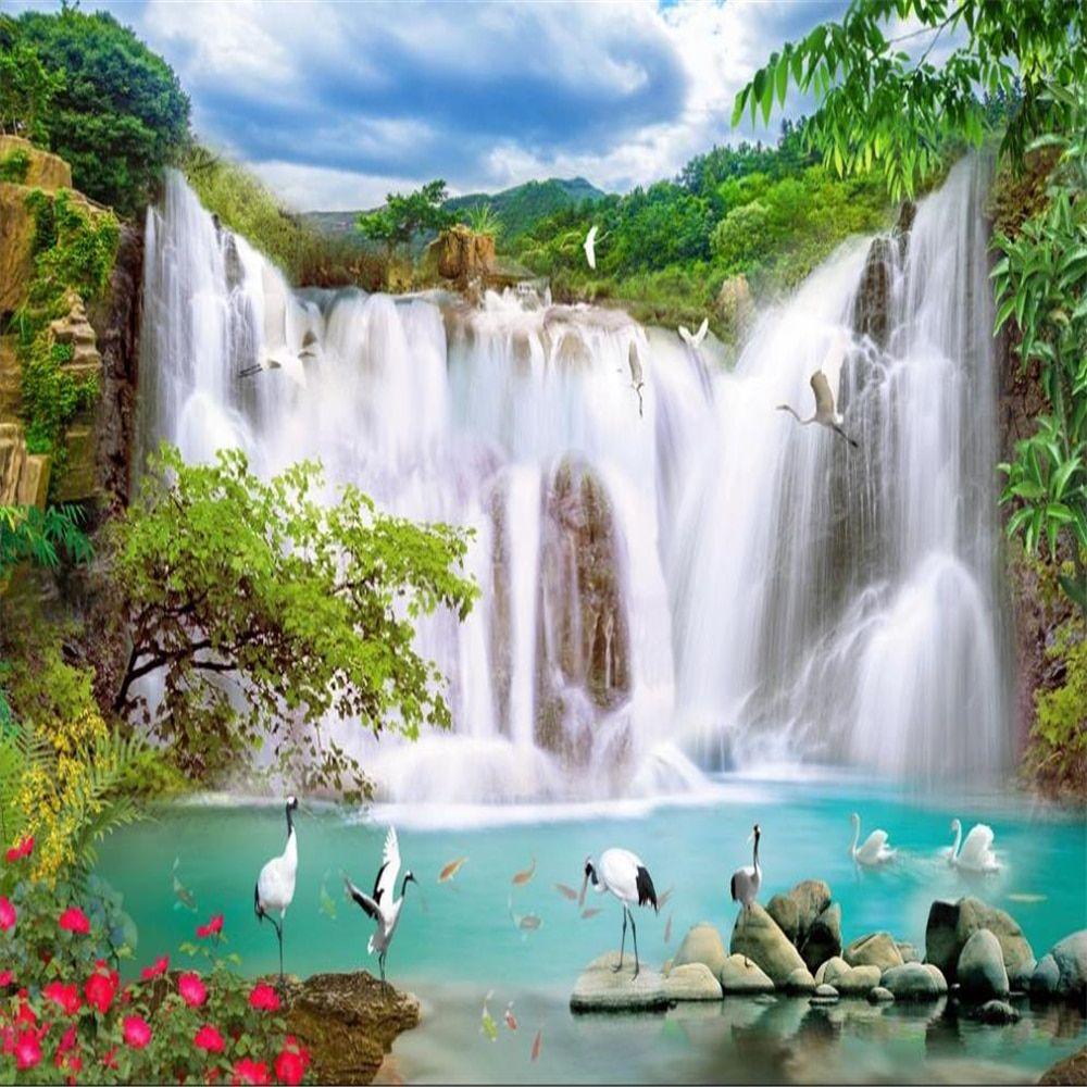 1000x1000 3D wallpaper Blue sky white clouds .aliexpress.com · In stock