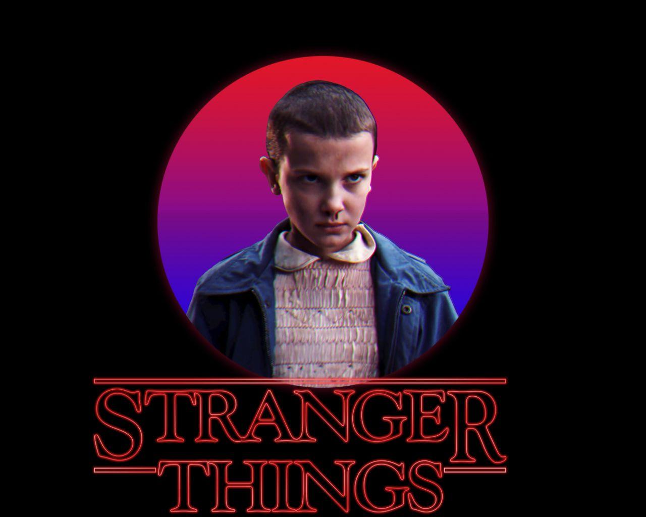 1280x1024 Millie Bobby Brown As Eleven .