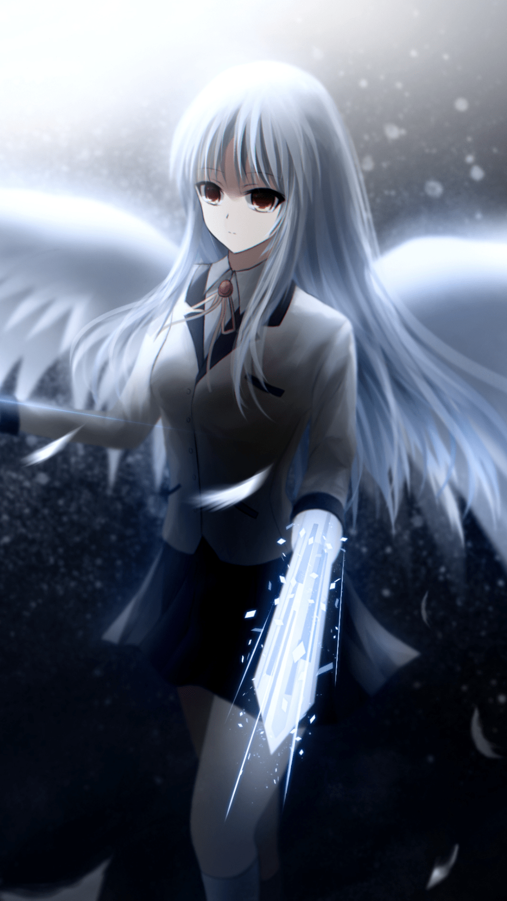 1000x1777 Anime Angel Beats! Kanade Tachibana .com