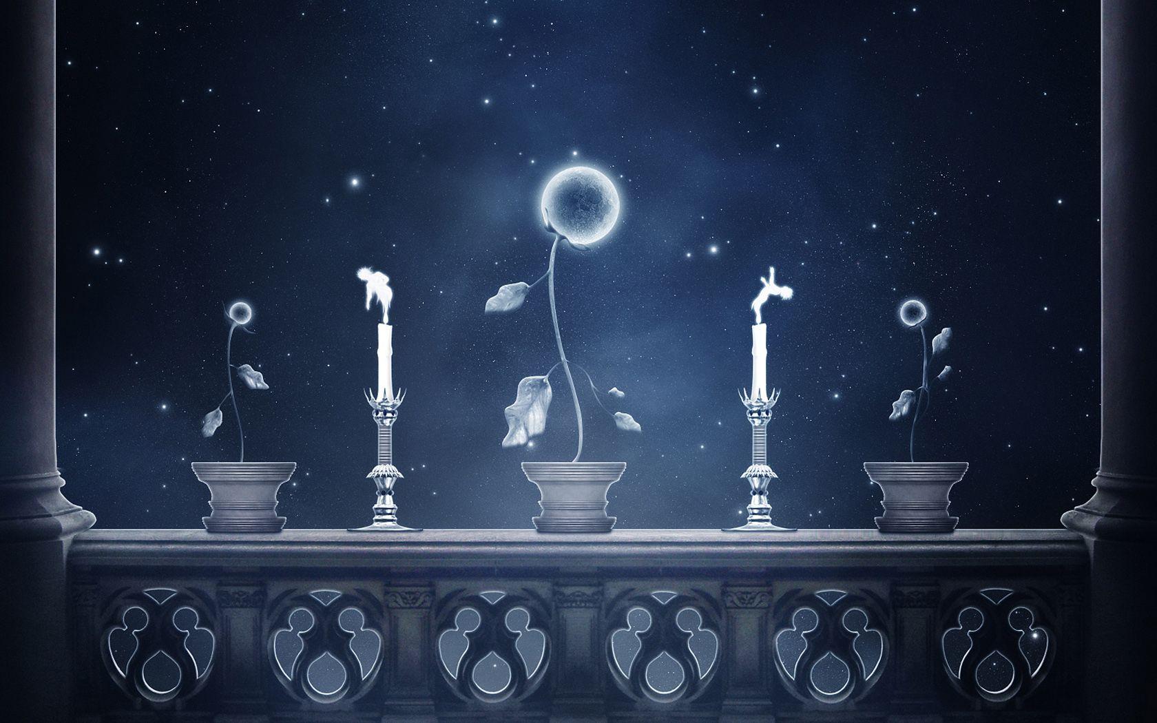 Beautiful Winter Moon Wallpapers - Top Free Beautiful Winter Moon ...