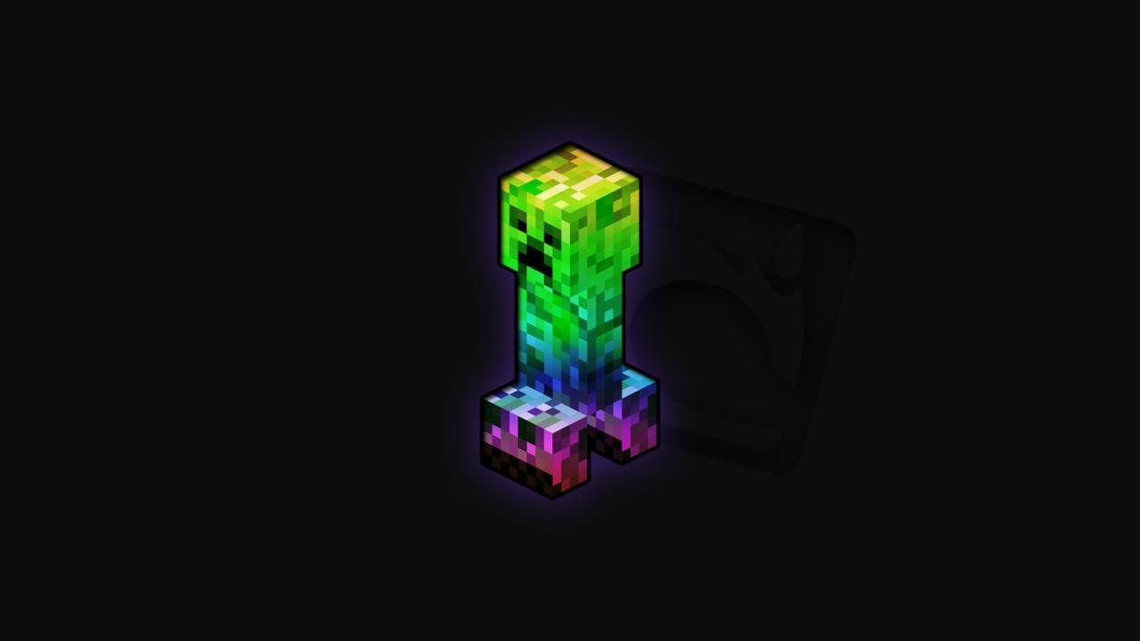 1280x720 Minecraft Creeper Desktop Background on .