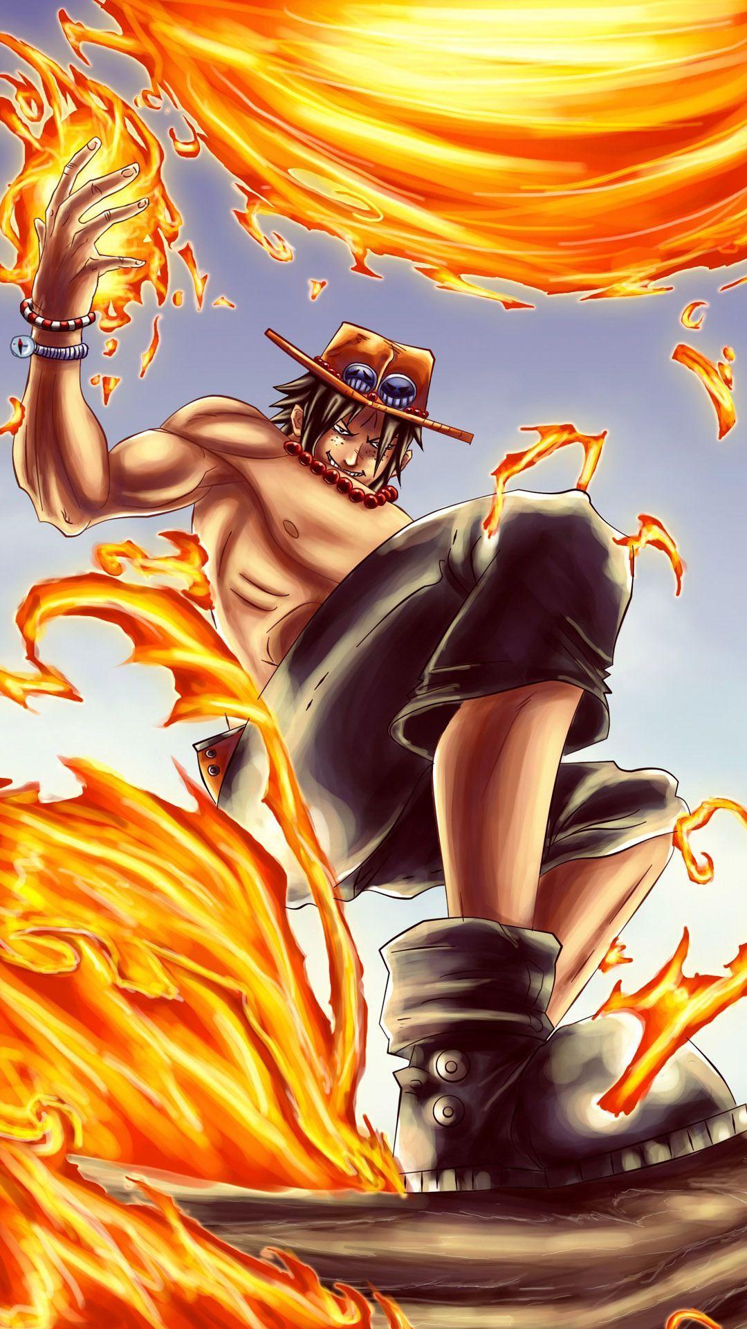 1080x1920 Portgas D. Ace Wallpaper Group Wallpaper