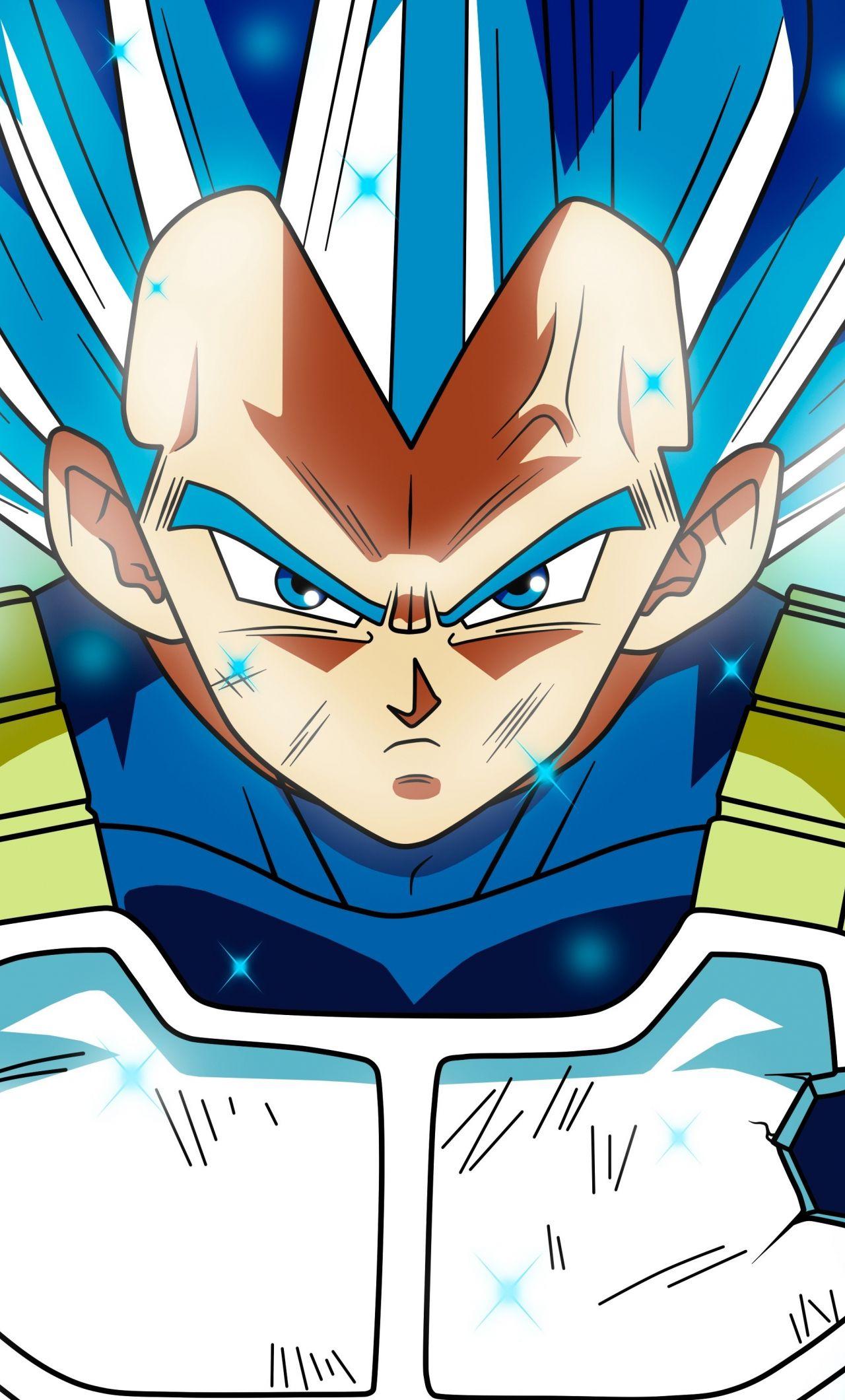 1280x2120 Vegeta Super Saiyan Blue Full Power .