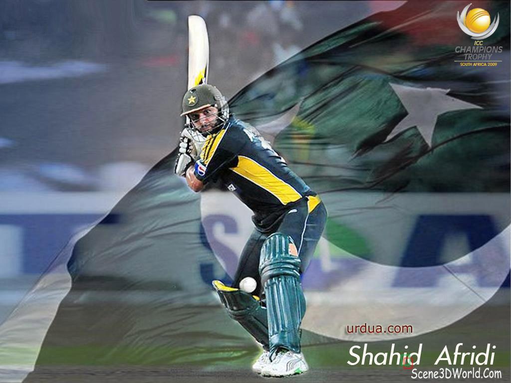 1024x768 Shahid Afridi