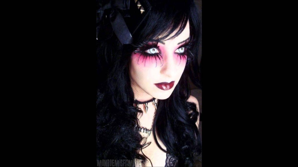 1244x700 Goth Girl Wallpaper